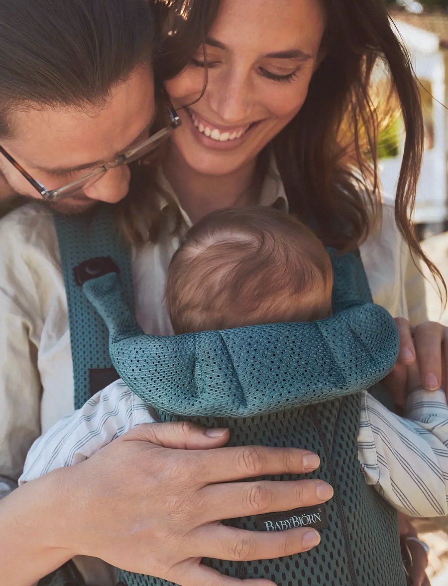 BabyBjörn - BabyBjörn Baby Carrier Move, 3D Mesh, Sage Green - babytragen - sage green - 4