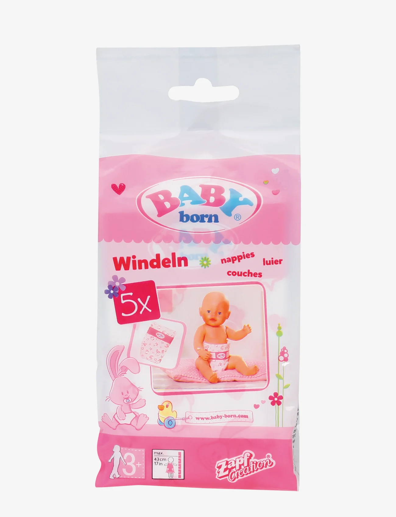 BABY born - BABY born Nappies 5 pack - laveste priser - white - 0