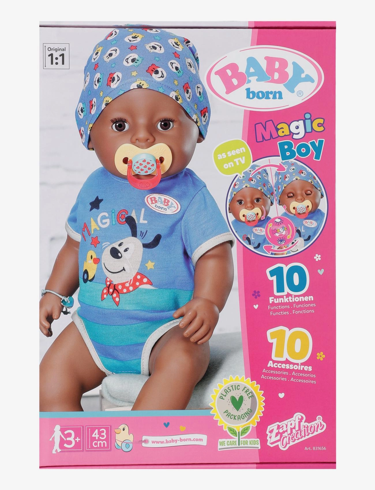 BABY born - BABY born Magic Boy with brown eyes 43cm - blue - 4