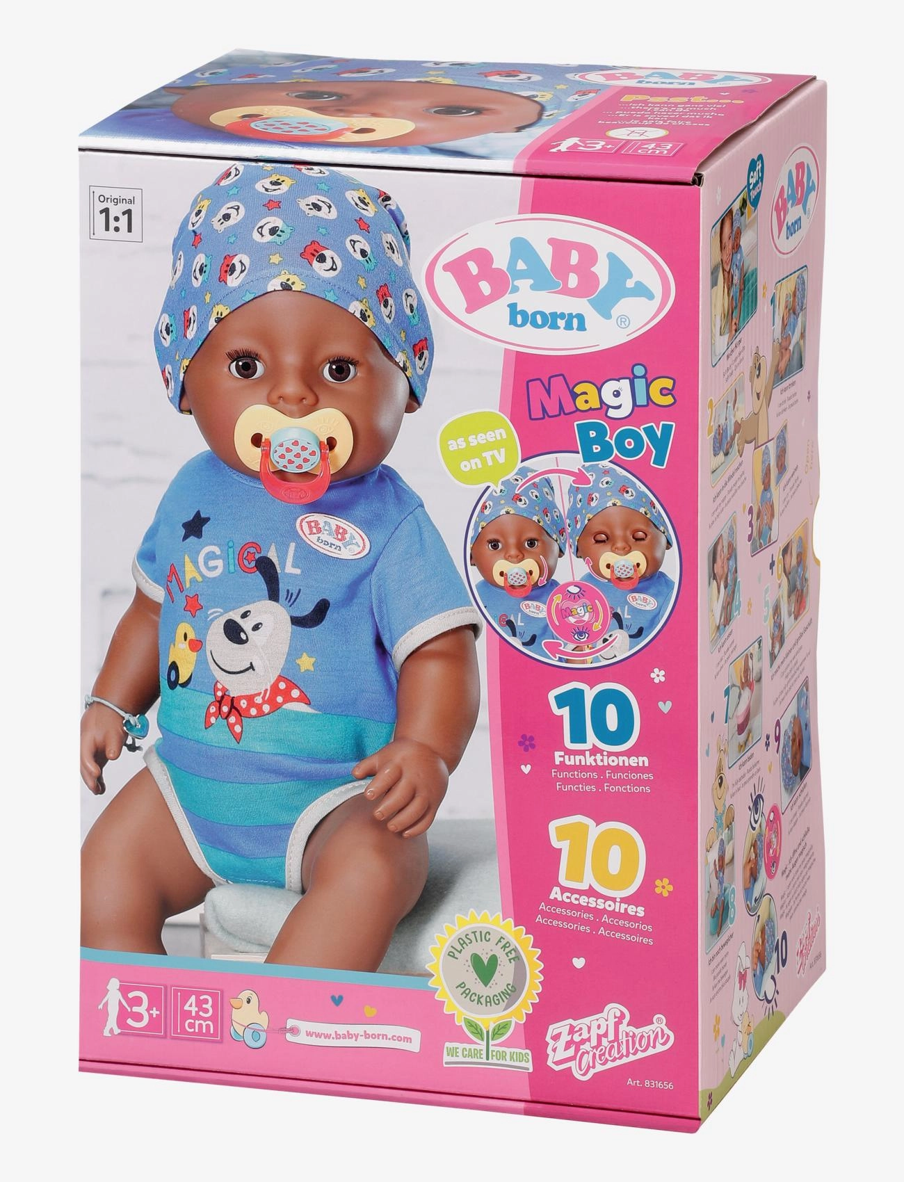 BABY born - BABY born Magic Boy with brown eyes 43cm - blue - 5