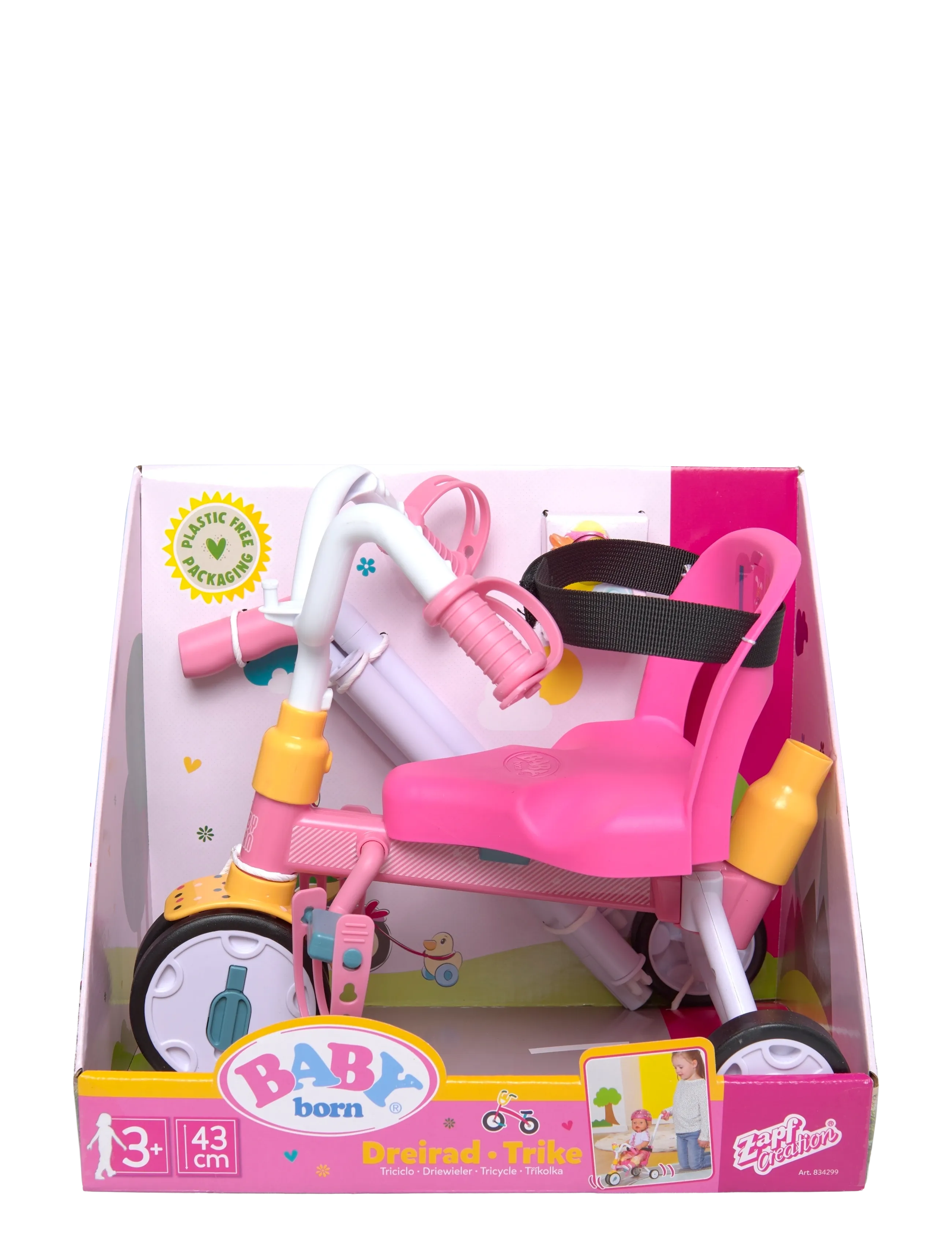 BABY born BABY born Trike - Dukketilbehør - MULTICOLOR / pink/rose