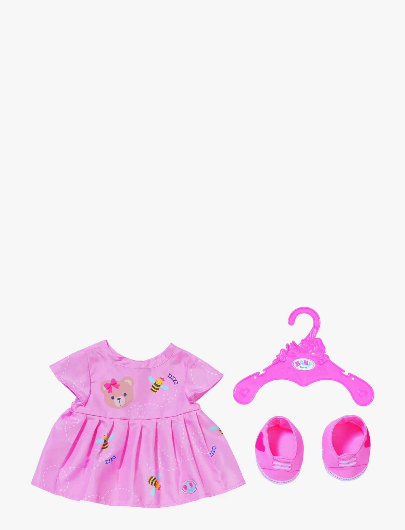 BABY born - BABY born Nalleklänning - nuken vaatteet - pink - 0