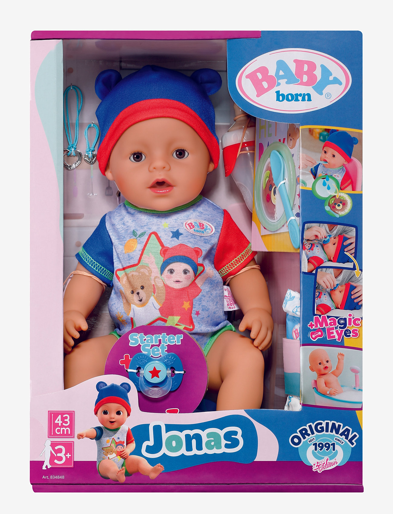 BABY born - BABY born Jonas 43cm - dockor - multicolor - 2