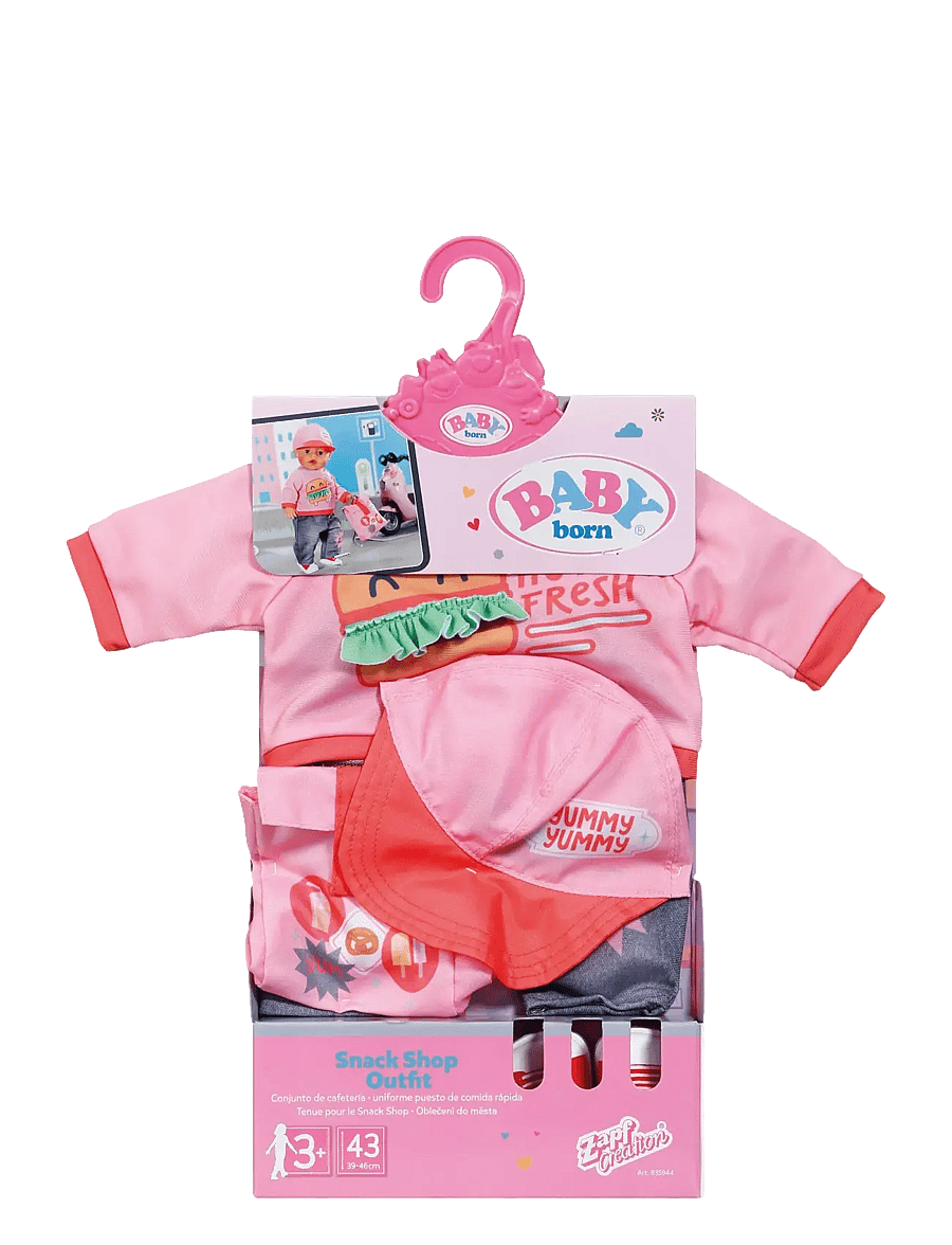 BABY born - BABY born City Outfit 43cm - dukketilbehør - multicolor - 2