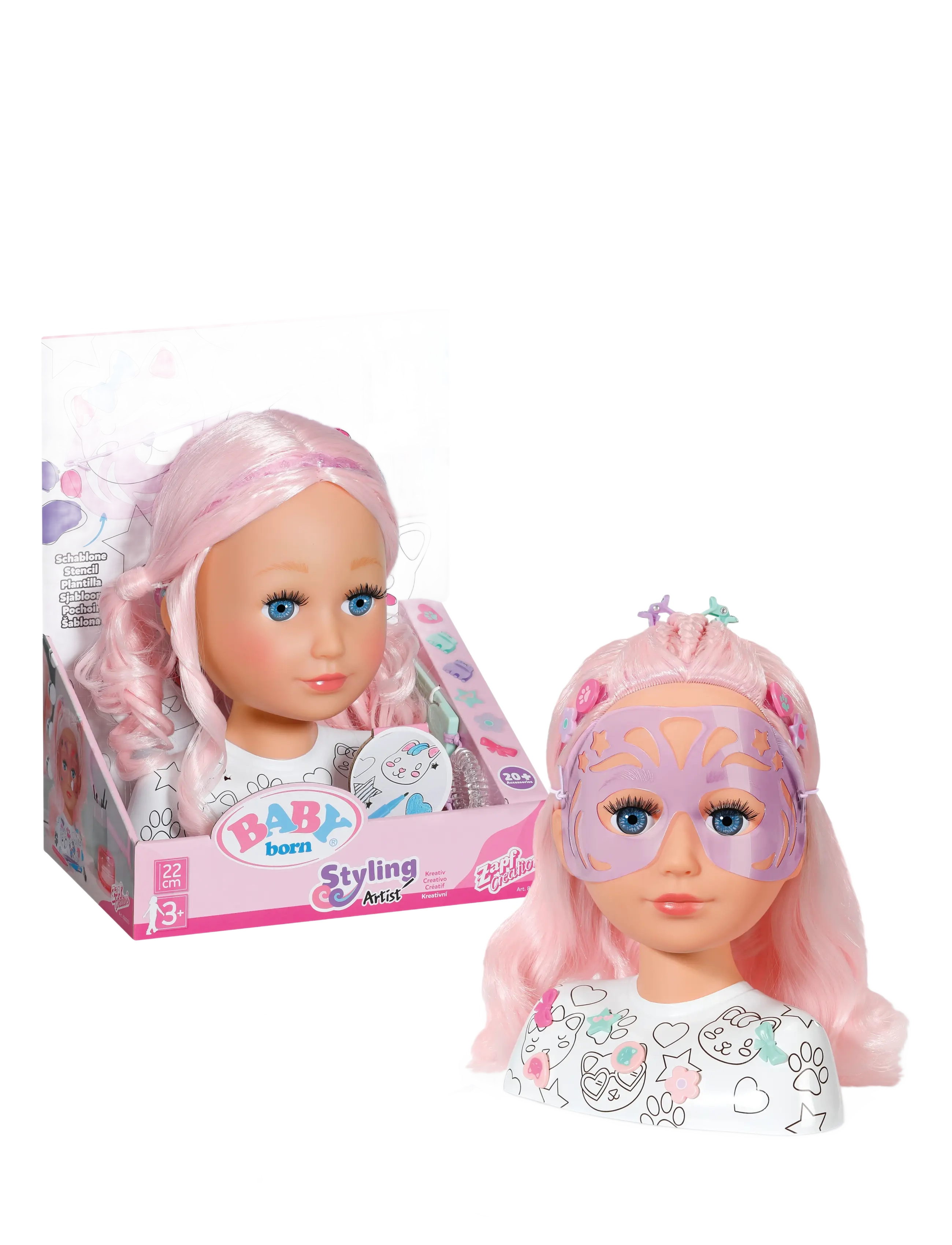 BABY born - BABY born Sister Styling Artist Head - stylinghoveder - multicolor - 5