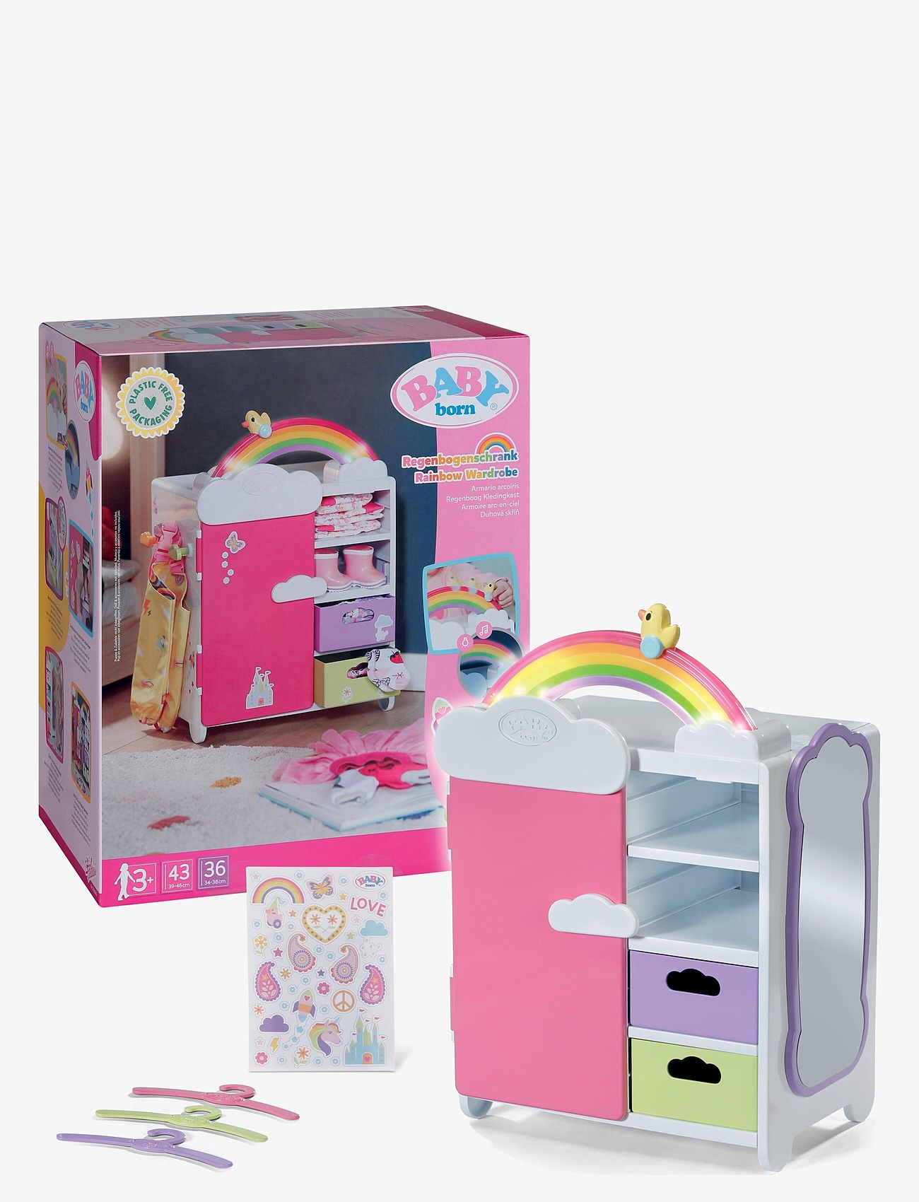 BABY born - BABY born Rainbow Wardrobe - dolls accessories - multicolor - 1