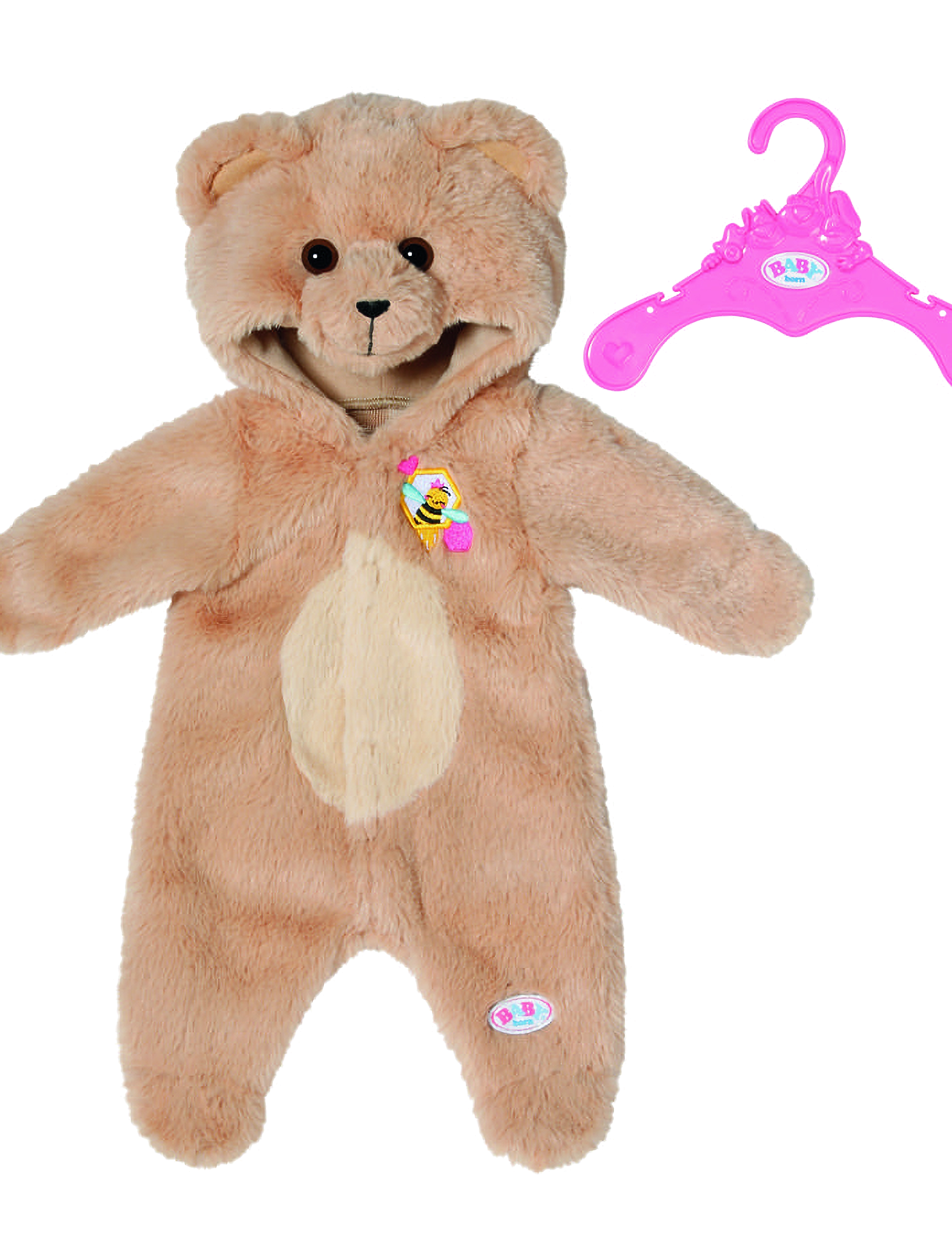 BABY born Bear Suit 43Cm, Børn, Doll Clothes, Multi/mønstret, Str: ONE SIZE
