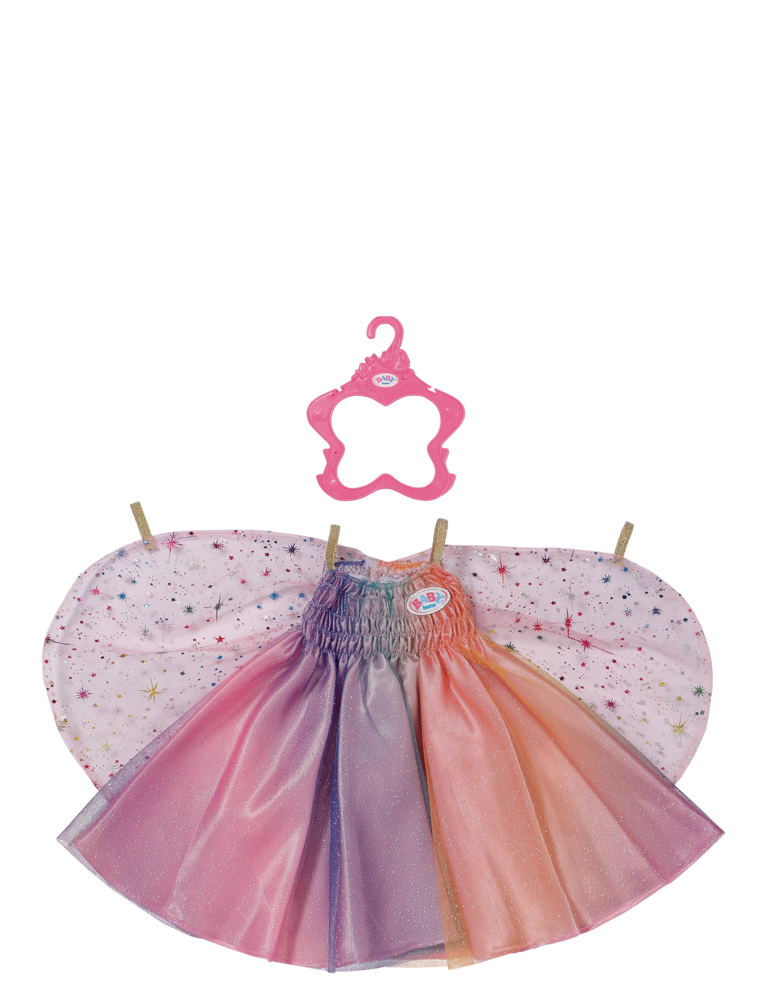 BABY born Rainbow Dress 43Cm, Børn, Doll Clothes, Pink, Str: ONE SIZE