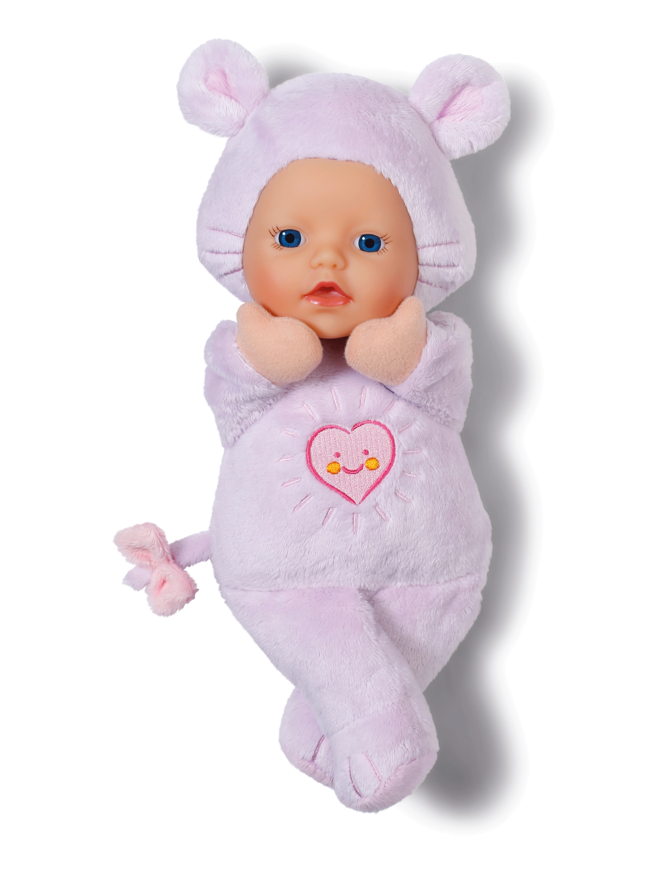BABY born Baby Born For Babies Funny Mouse 26cm, One Size, Purple, Dukker Og Tilbehør > Dukker, Børn