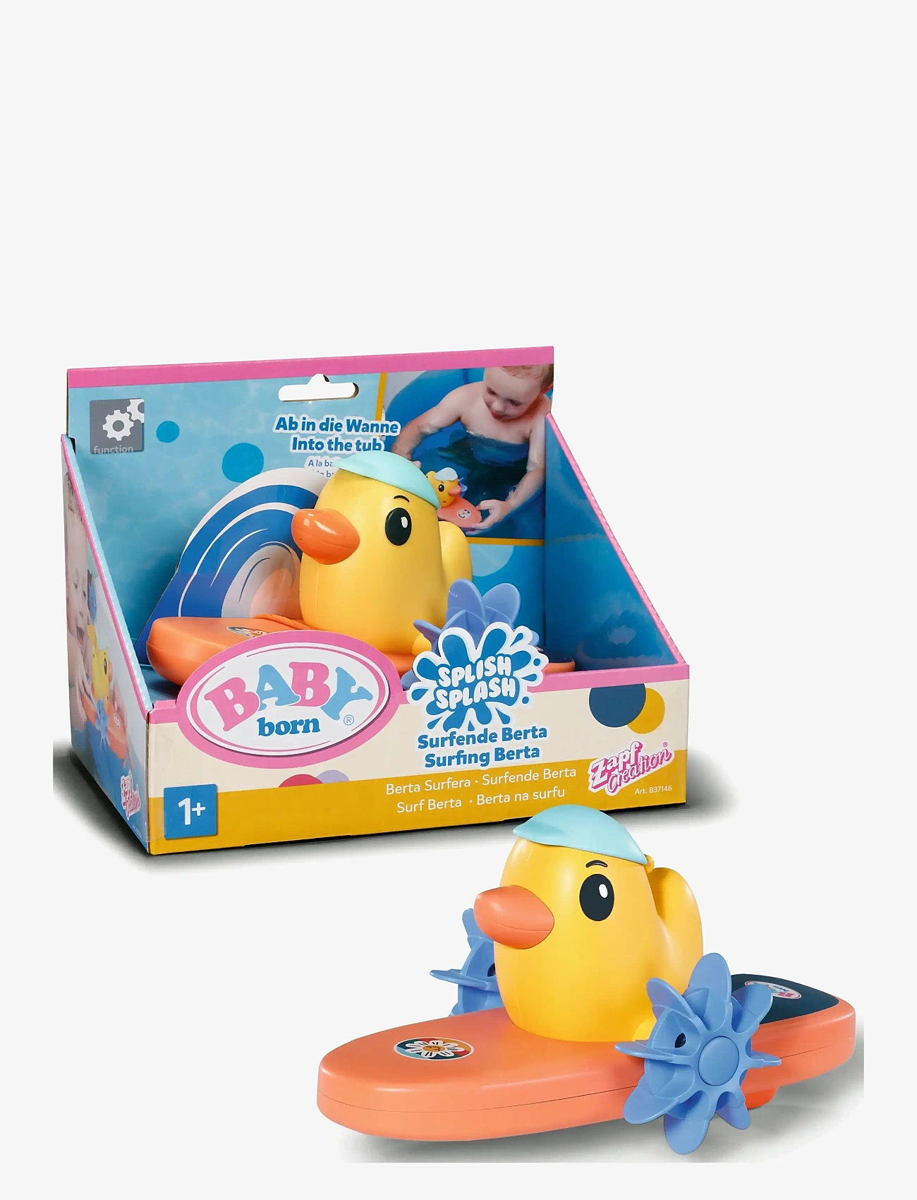 BABY born - BABY born Splish Splash Surfing Berta - bath time - multicolor - 1