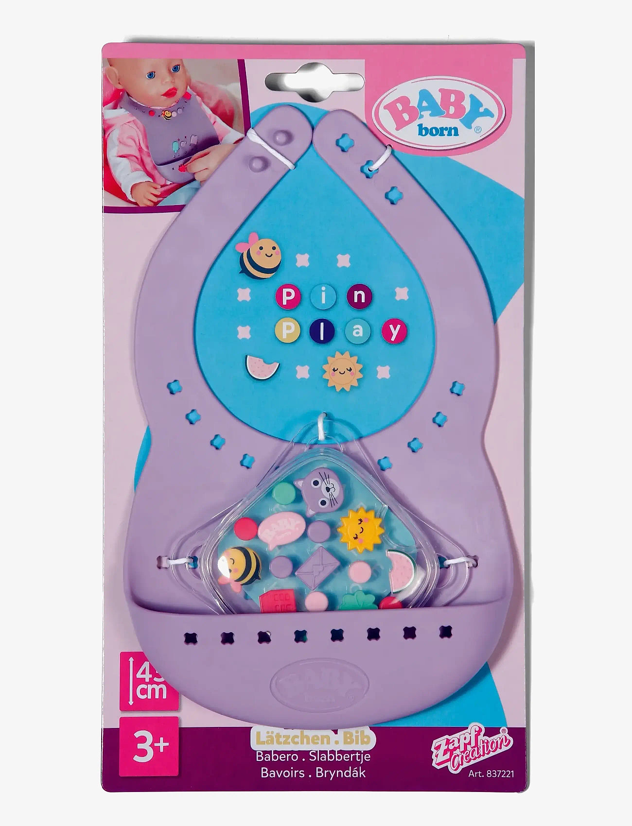 BABY born - BABY born Bib Pinplay - docktillbehör - multicolor - 3
