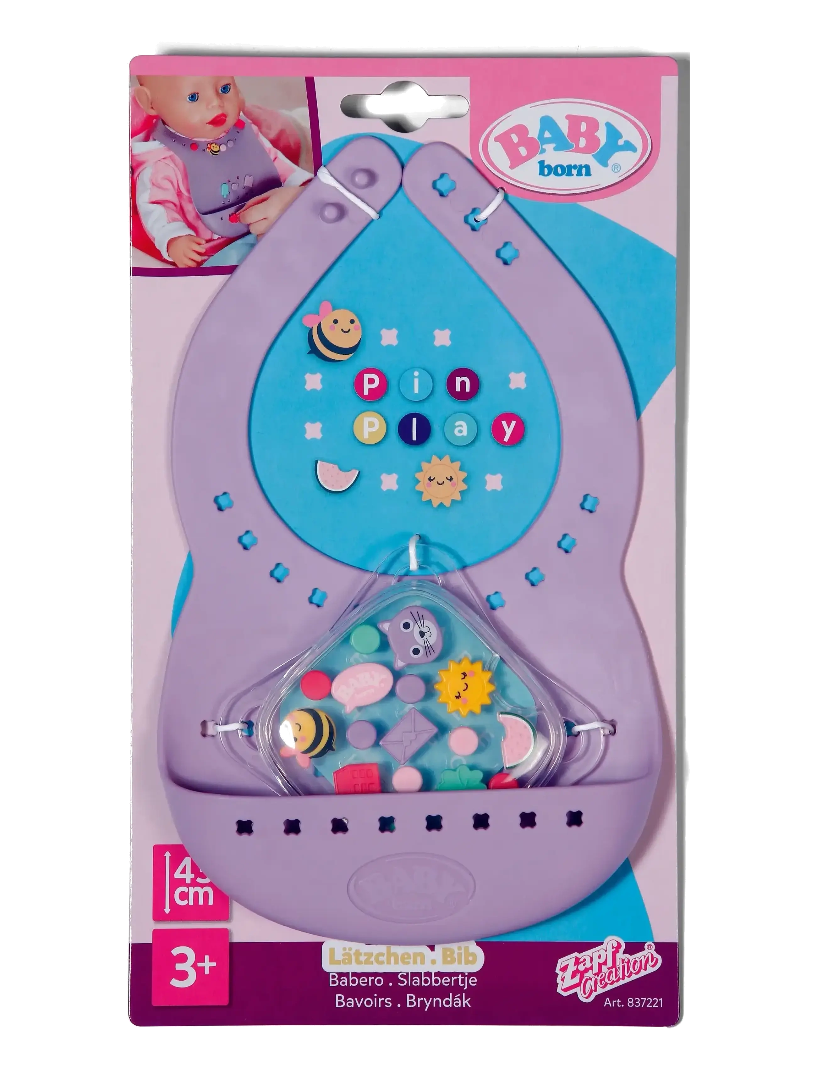 BABY born - BABY born Bib Pinplay - dukketilbehør - multicolor - 3