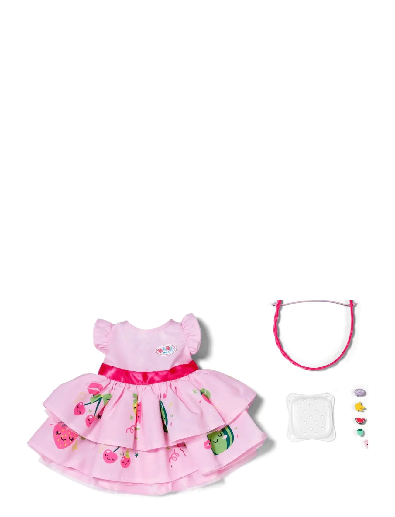 BABY born Dress With Pinplay 43Cm, Børn, Dolls Tilbehør, Pink, Str: 43 CM