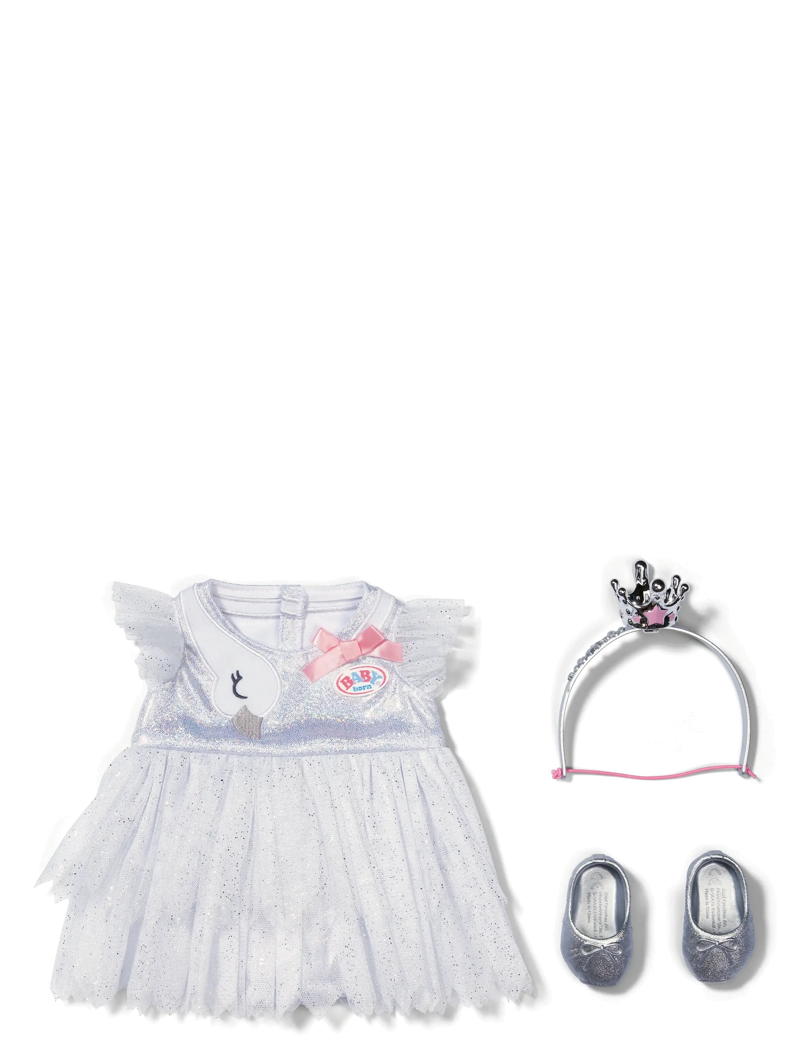 BABY born Baby Born Ballerina Outfit 43cm, 43 cm, White, Dukker Og Tilbehør > Dukker Accessories, Børn