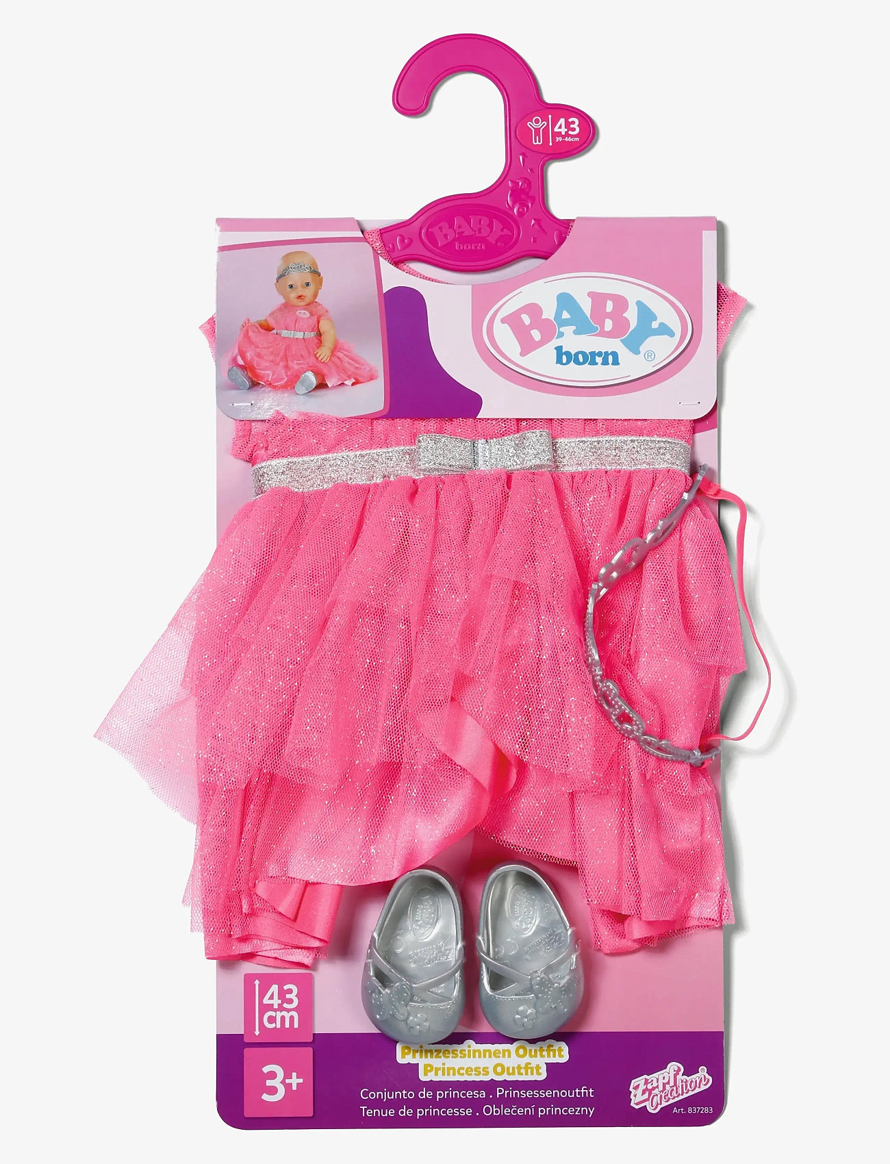 BABY born - BABY born Princess Outfit 43cm - dockkläder - multicolor - 1