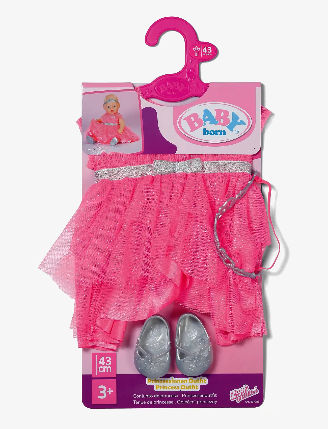 BABY born - BABY born Princess Outfit 43cm - dockkläder - multicolor - 2