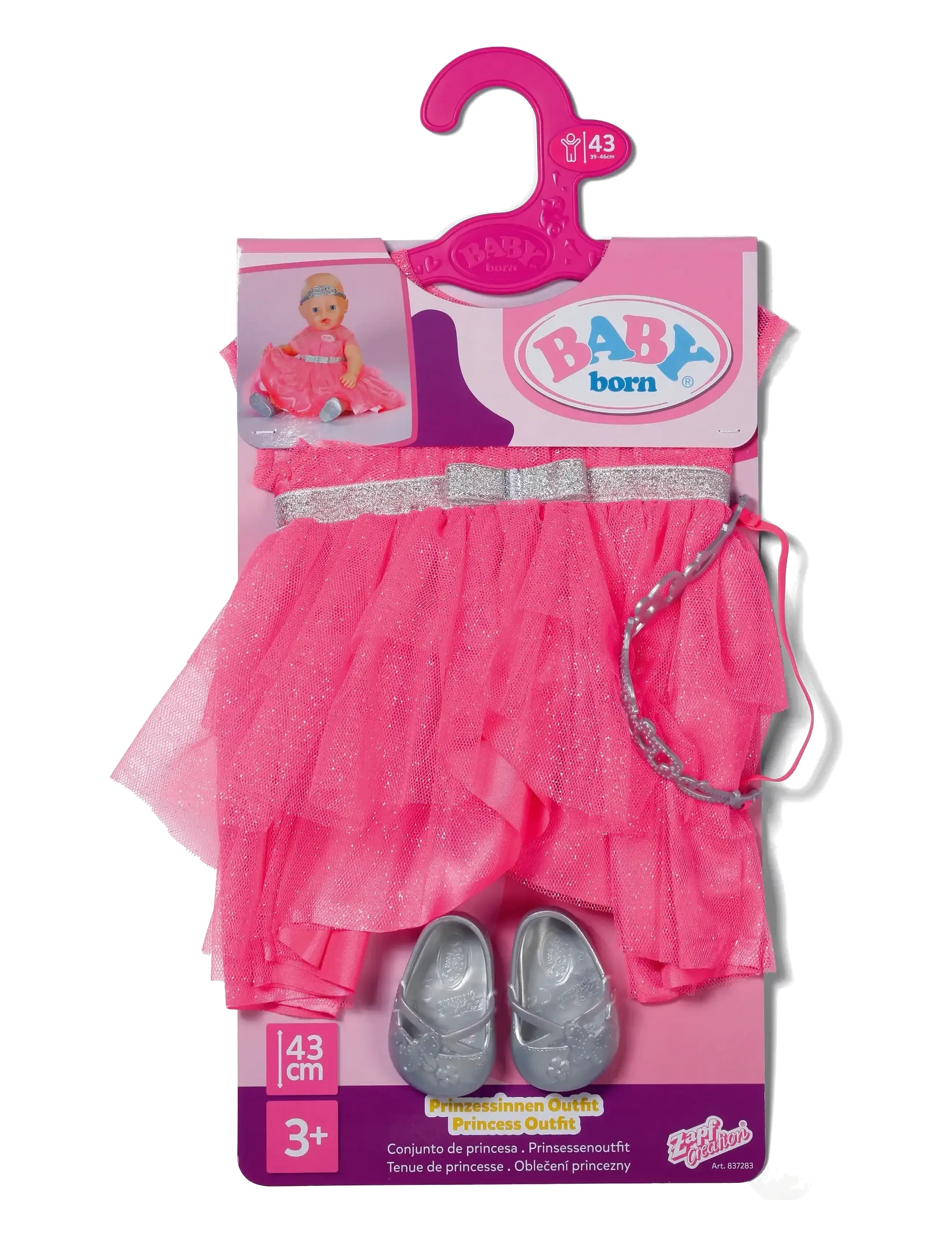 BABY born - BABY born Princess Outfit 43cm - dukketøj - multicolor - 2