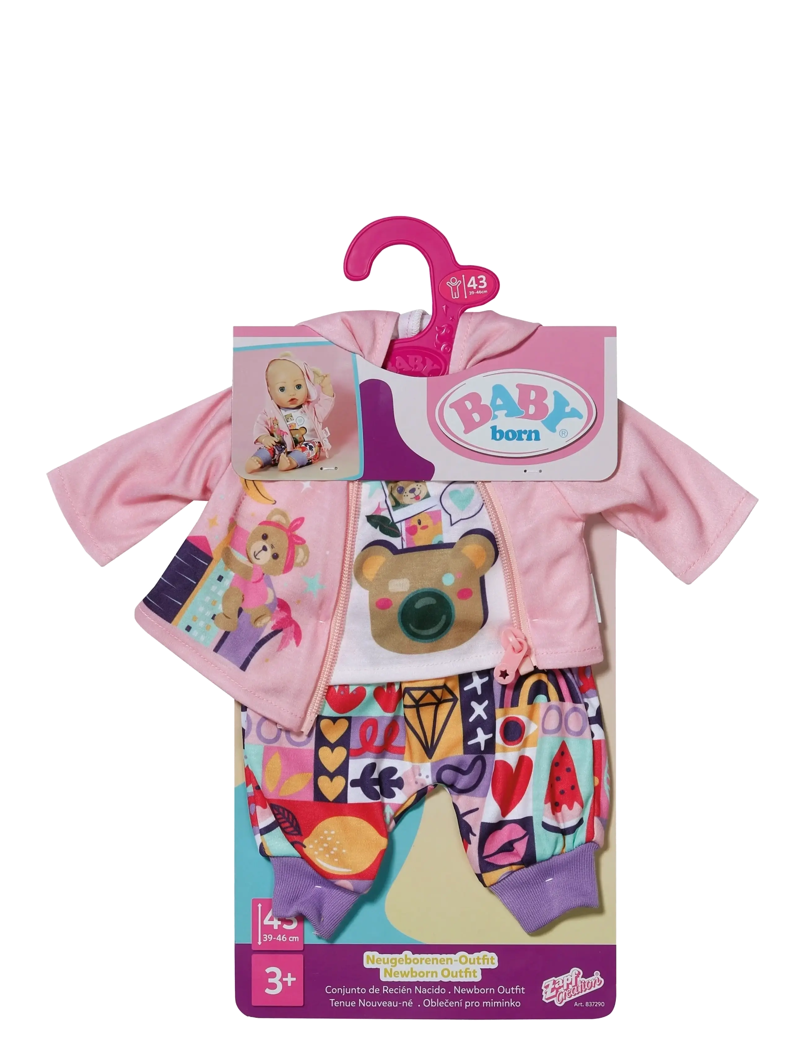 BABY born - BABY born Newborn Outfit 43cm - dukker & tilbehør - multicolor - 1