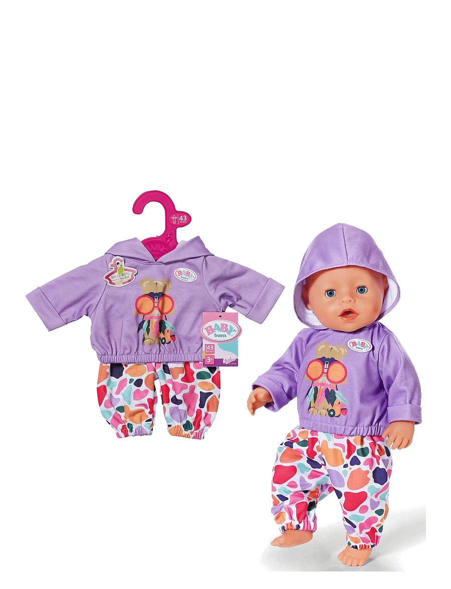 BABY born - BABY born Hoodie Outfit 43cm - dúkkuföt - multicolor - 1