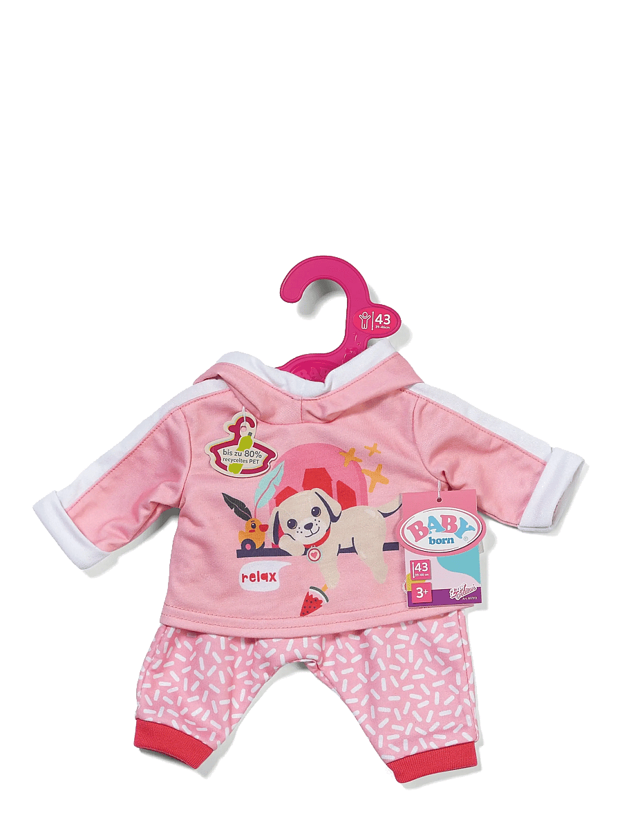 BABY born - BABY born Jogging Suit Pink 43cm - dúkkuföt - multicolor - 2