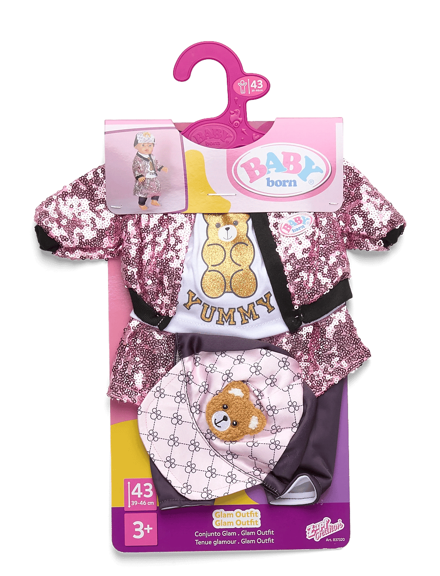 BABY born - BABY born Glam Outfit 43cm - dukketøj - multicolor - 0