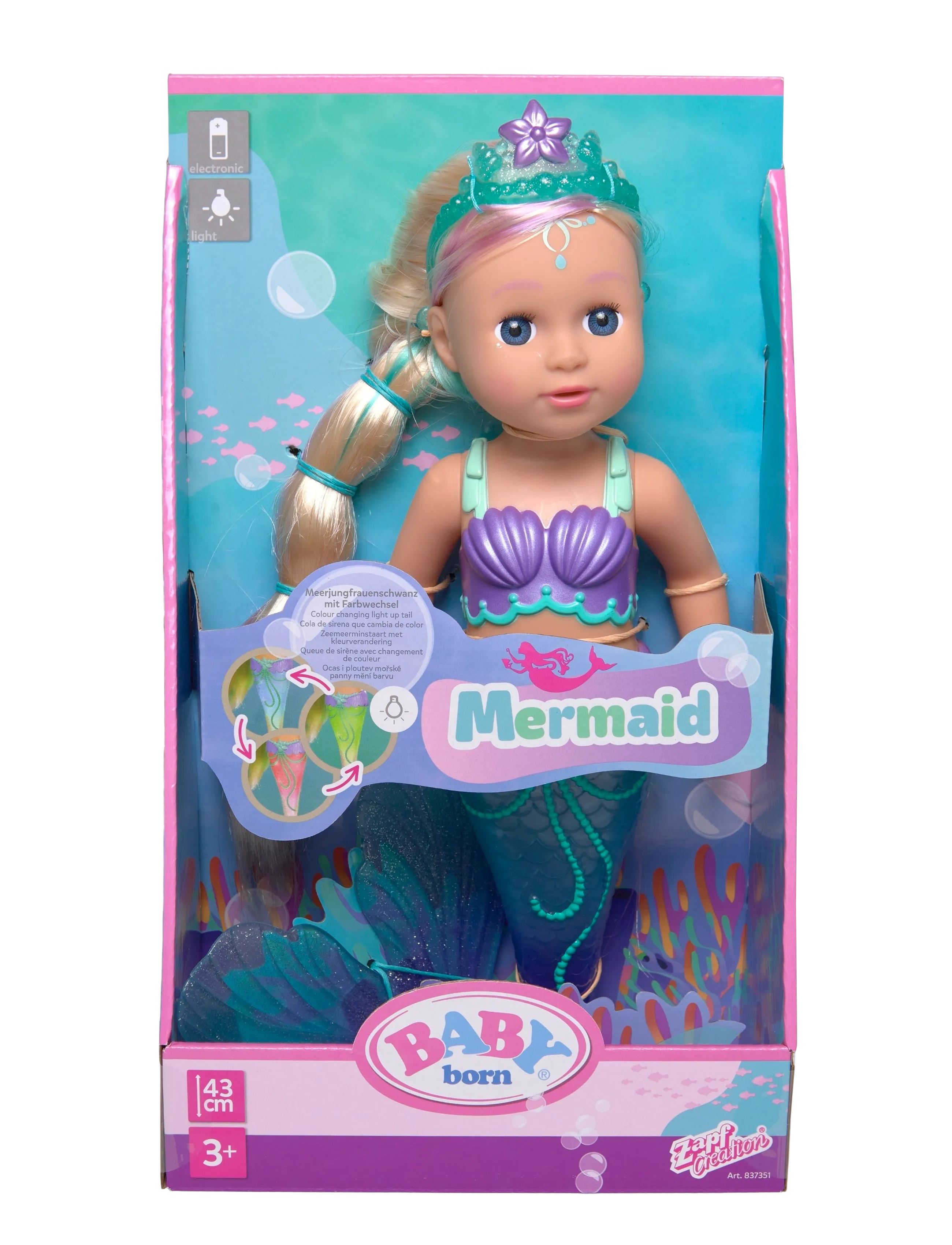 BABY born BABY born Mermaid 43cm - Nyheter - MULTICOLOR / multi