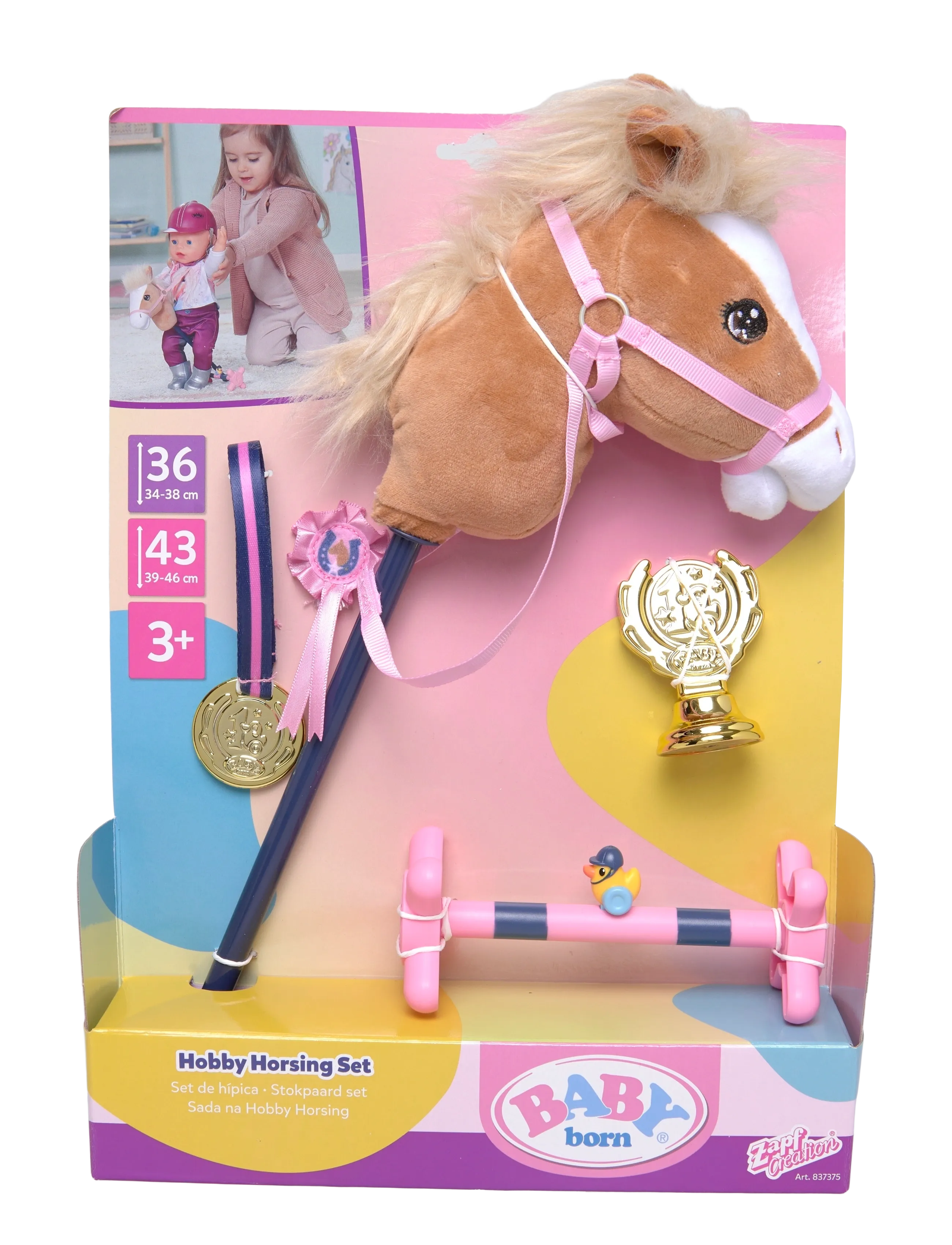 BABY born Hobby Horsing Set, Børn, Toy Market Stalls & Tilbehør, Brun, Str: ONE SIZE