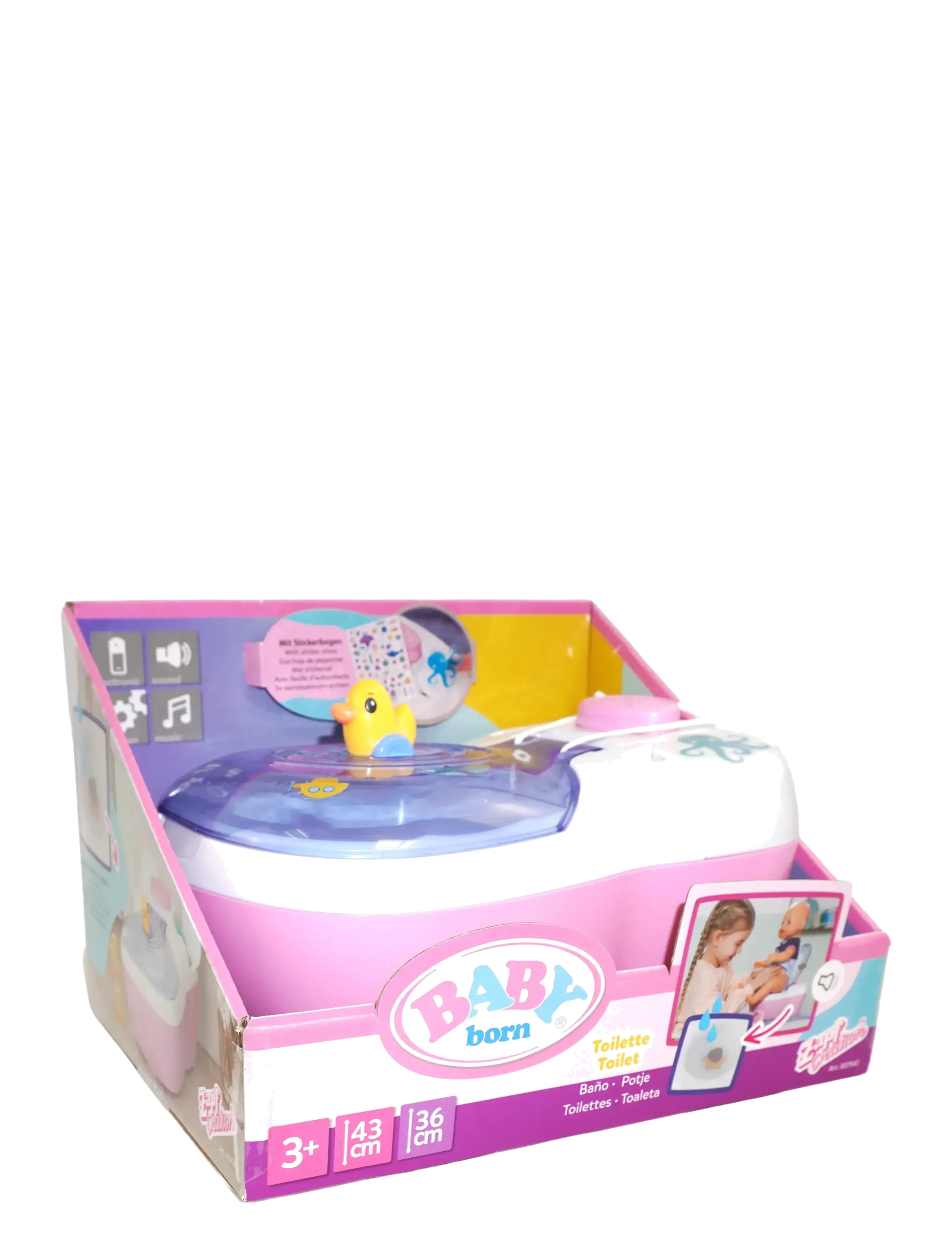 BABY born - BABY born Toilet - dukketilbehør - multicolor - 2