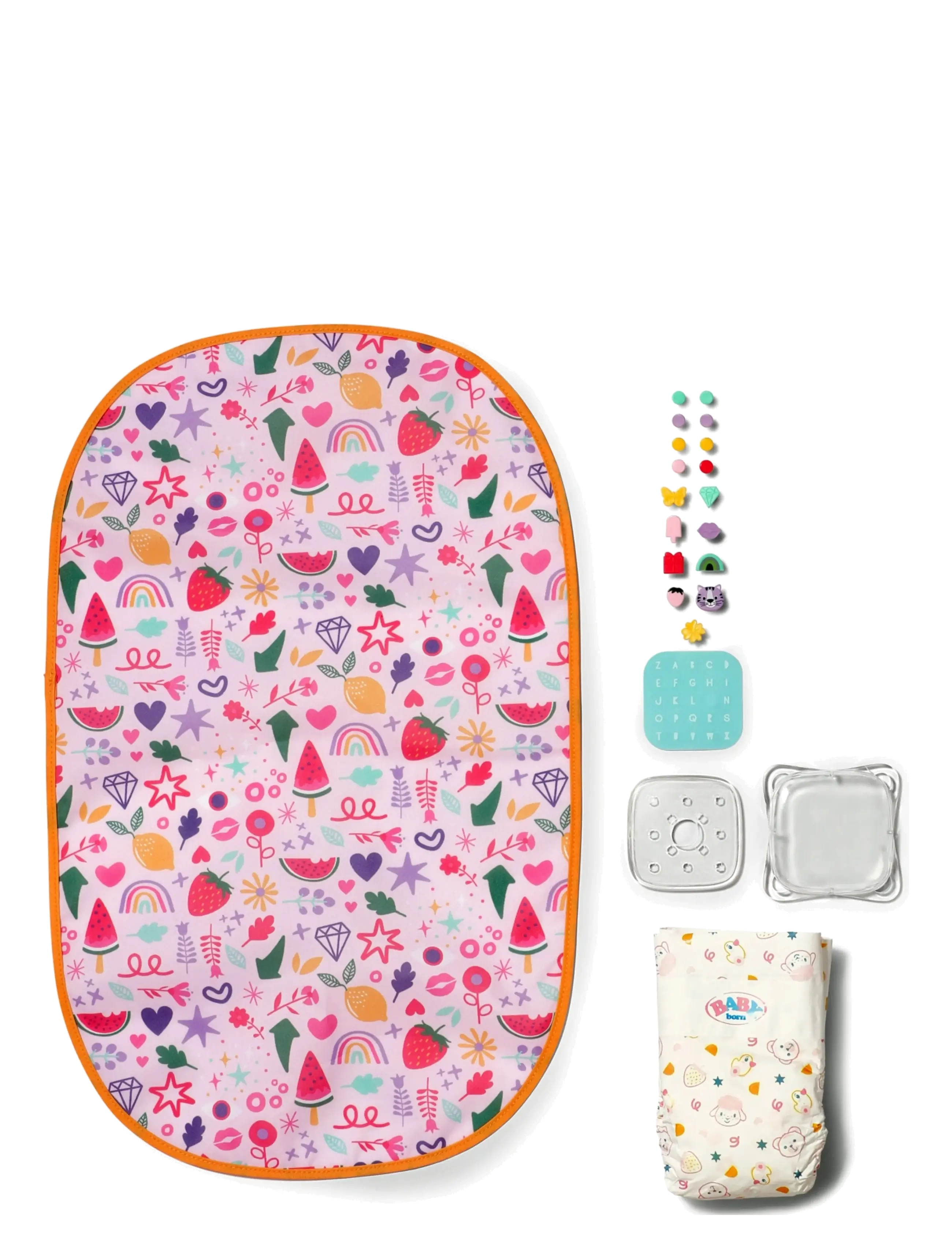 BABY born - BABY born Changing Bag Pinplay - dukketilbehør - multicolor - 1