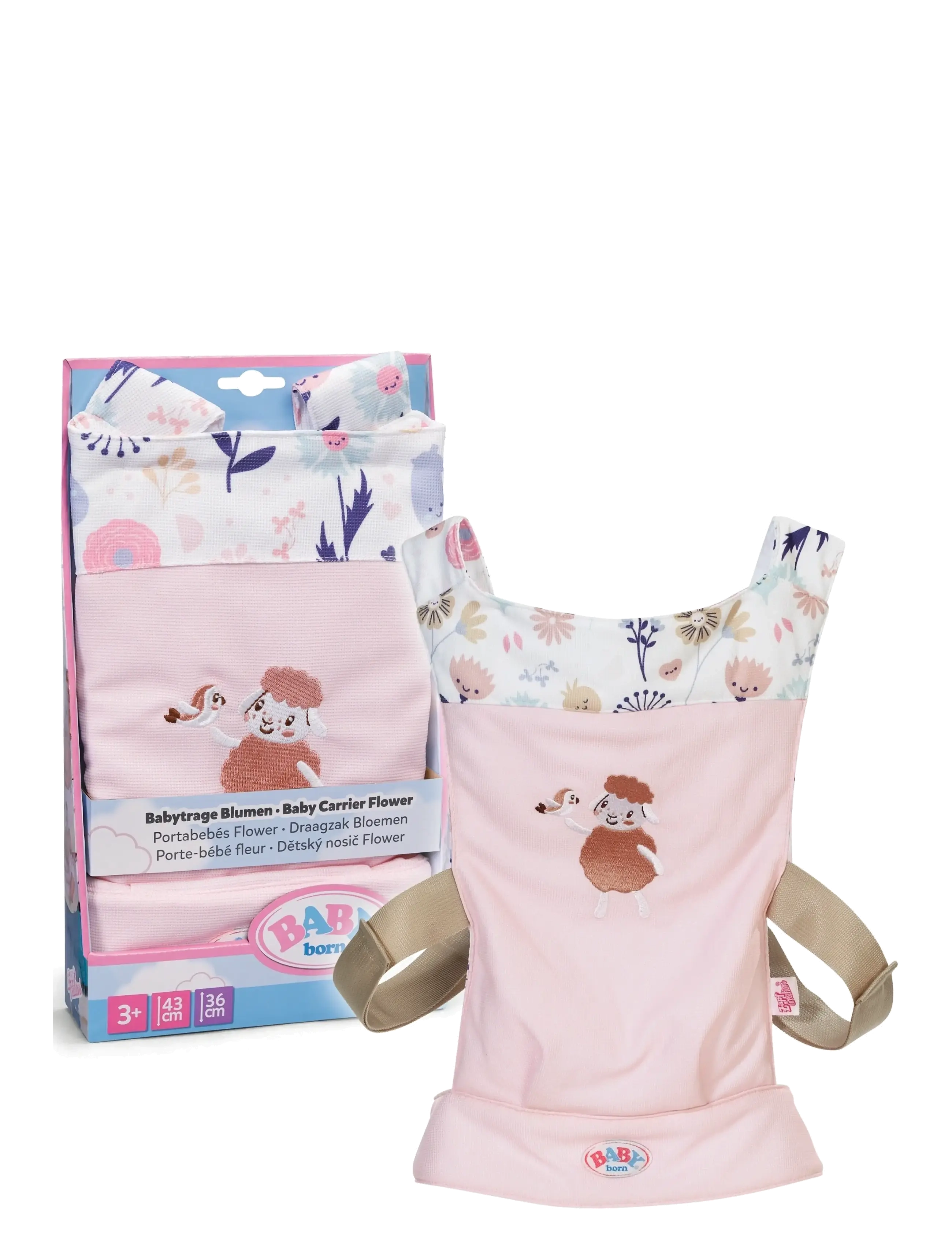 BABY born BABY born Baby Carrier Flower - Dukker & Tilbehør - MULTICOLOR / pink/rose