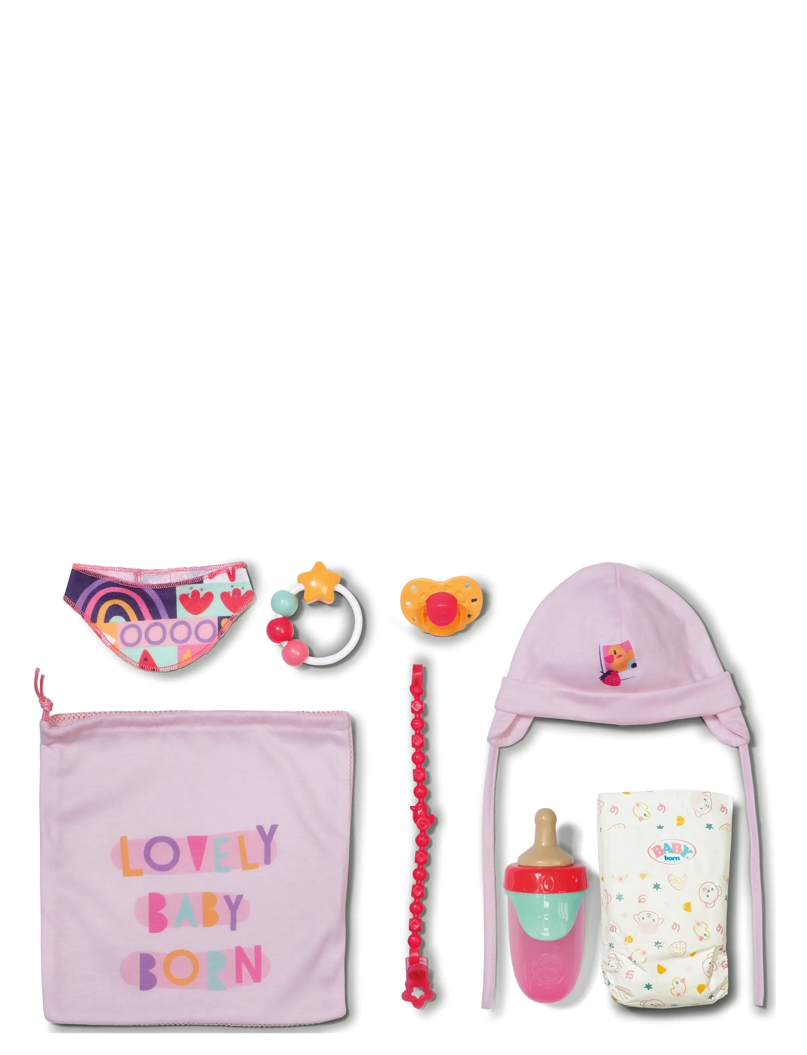 BABY born Newborn Set, Børn, Dolls Tilbehør, Pink, Str: ONE SIZE