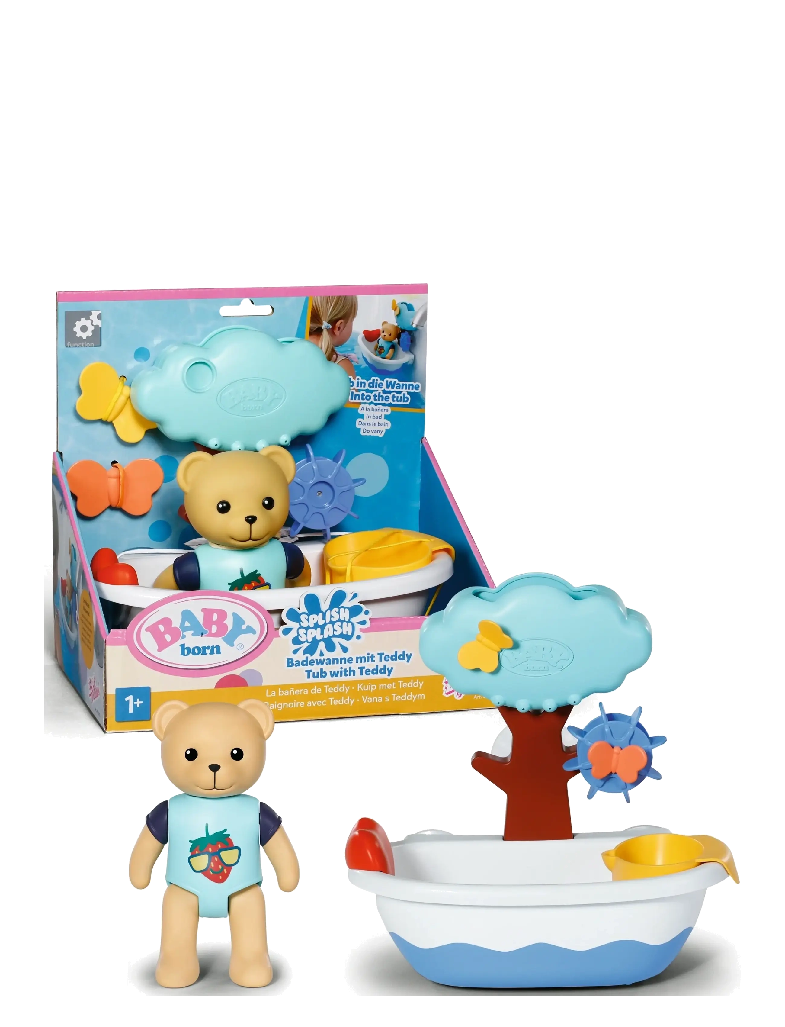 BABY born - BABY born Splish Splash Tub with Teddy - bad - multicolor - 1