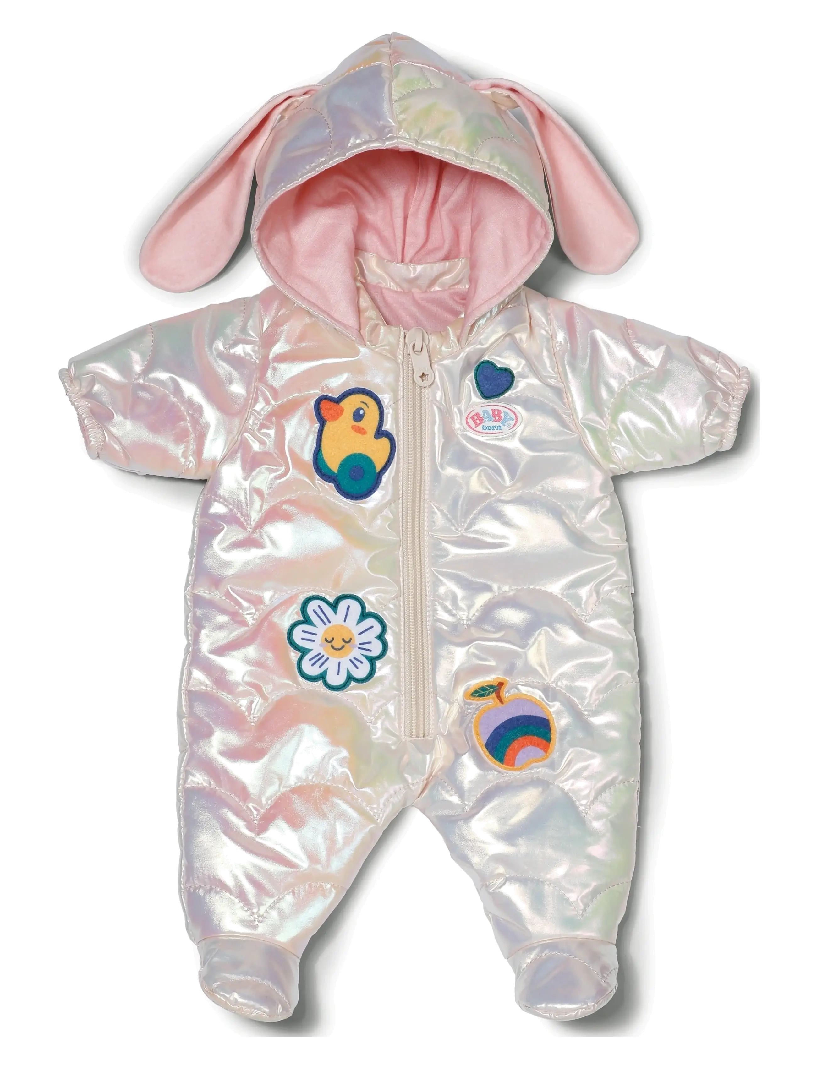 BABY born Winter Suit Cream 43Cm, Børn, Doll Clothes, Sølv, Str: 43 CM