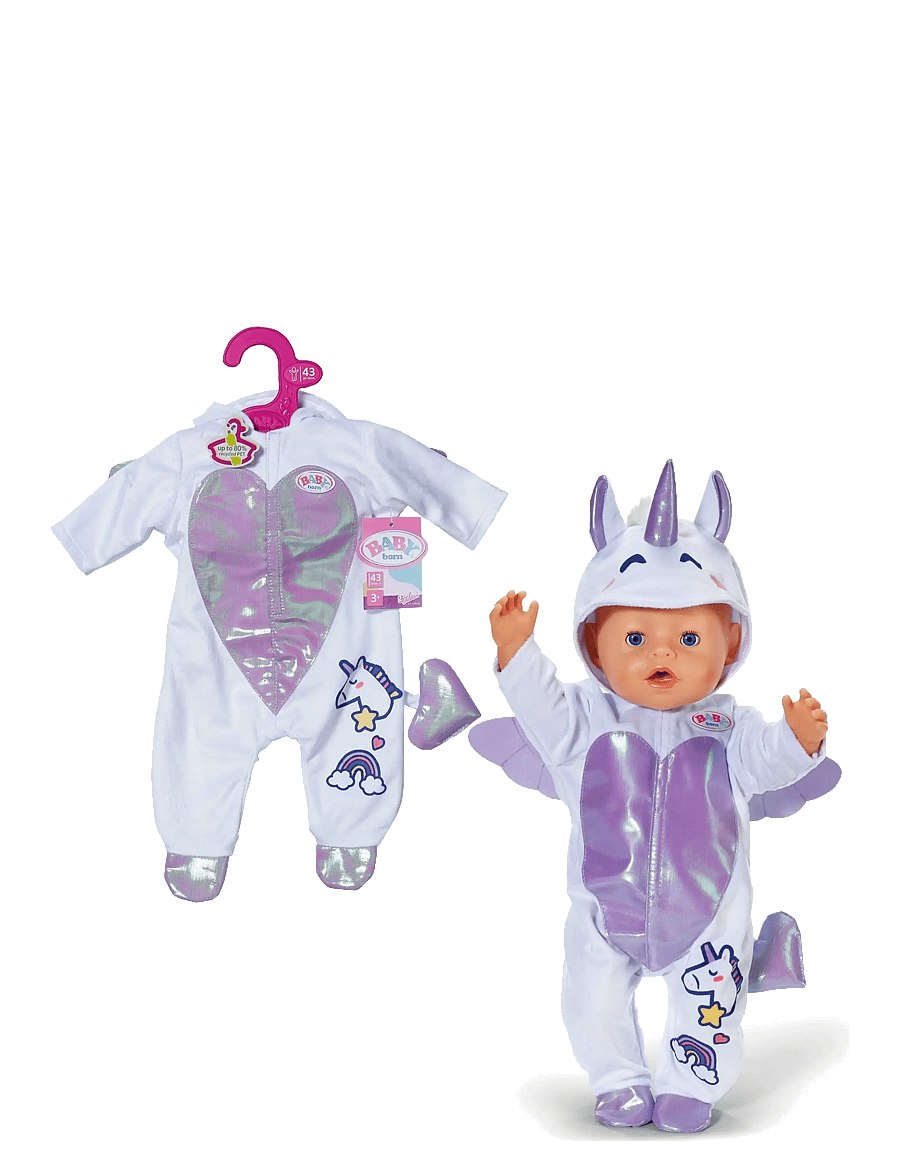 BABY born - BABY born Unicorn Onesie 43cm - dúkkuföt - multicolor - 1