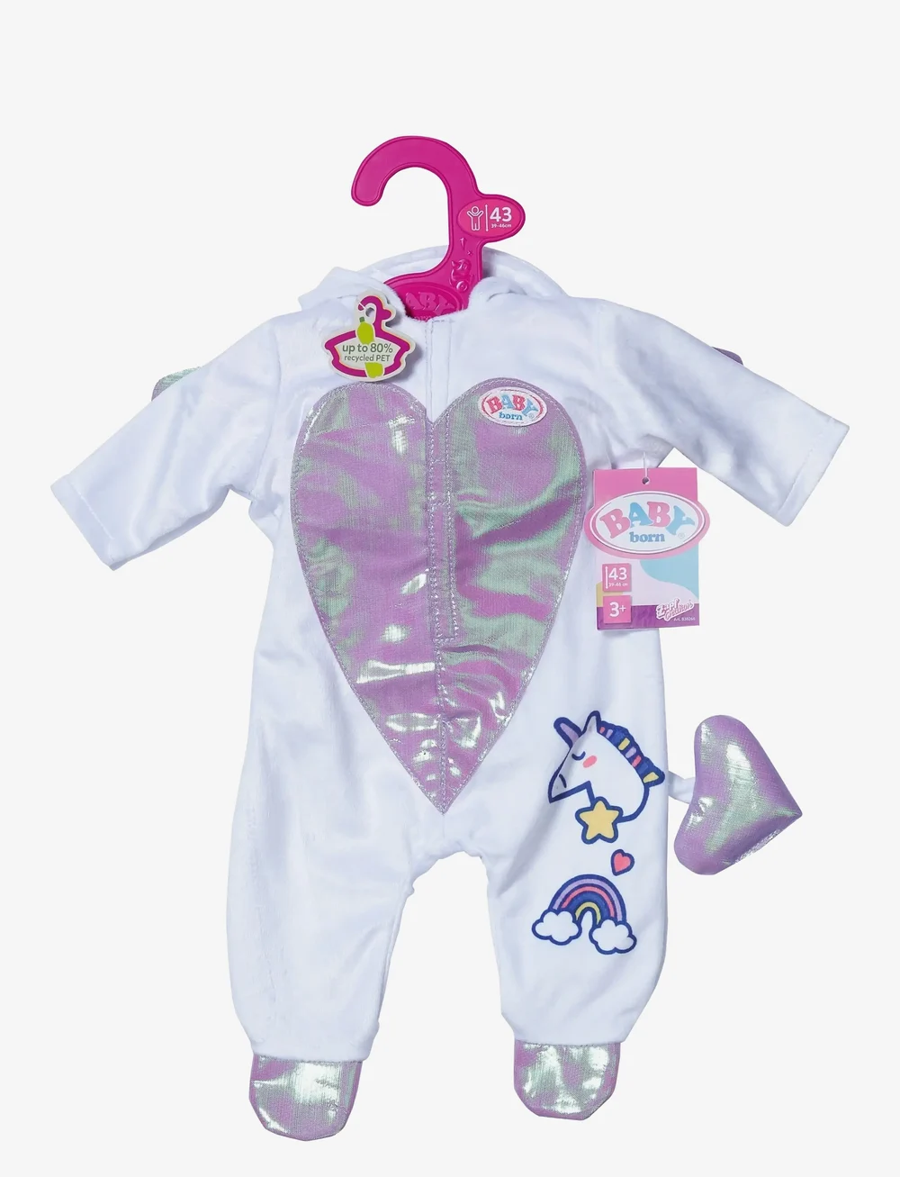 BABY born - BABY born Unicorn Onesie 43cm - dúkkuföt - multicolor - 3