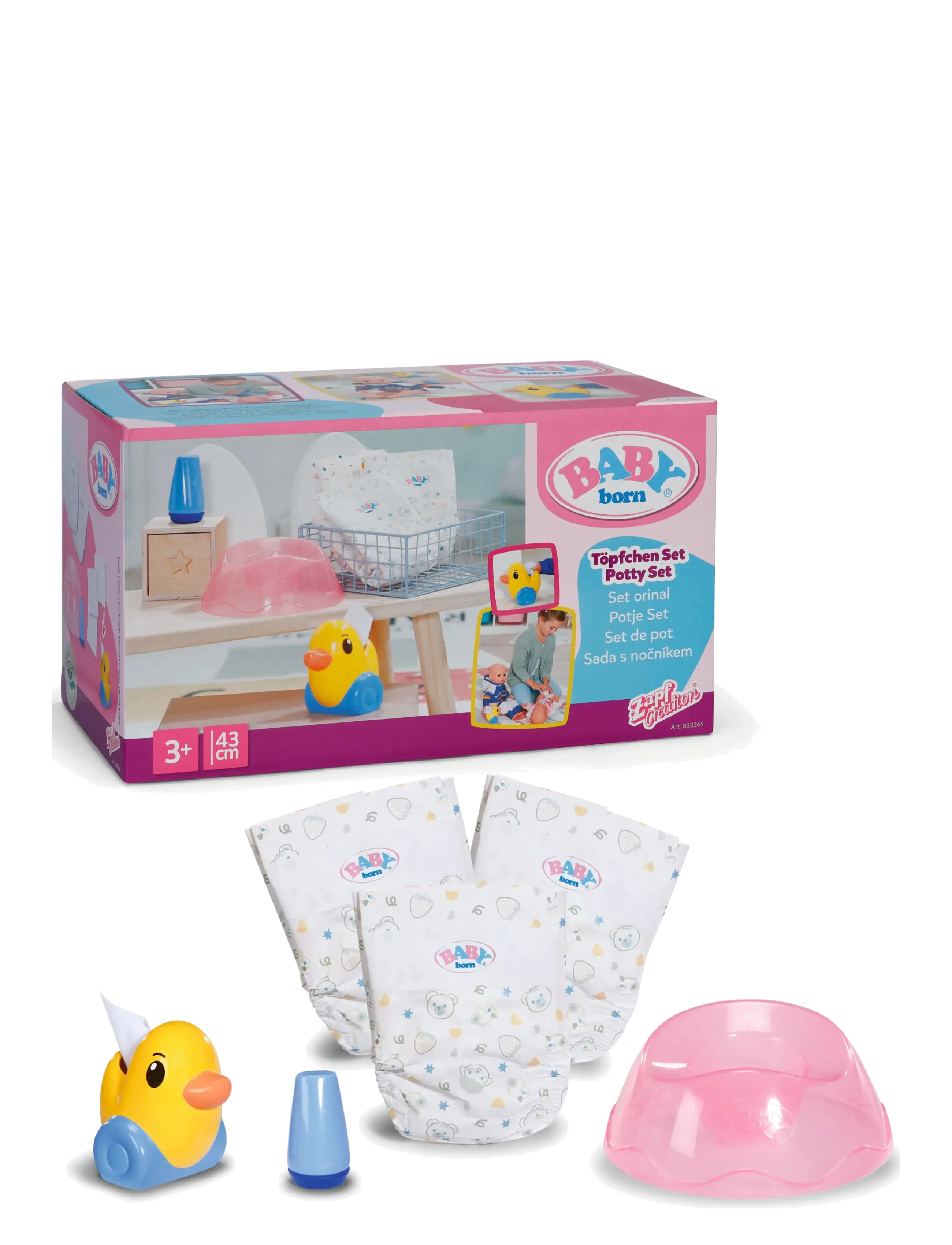 BABY born BABY born Potty Set - Mellem 100-300 kr - MULTICOLOR / multi