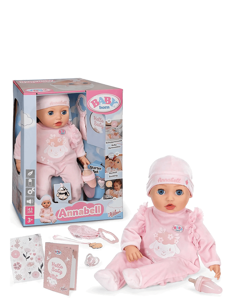 BABY born - BABY born Annabell 43cm - dockor - multicolor - 0