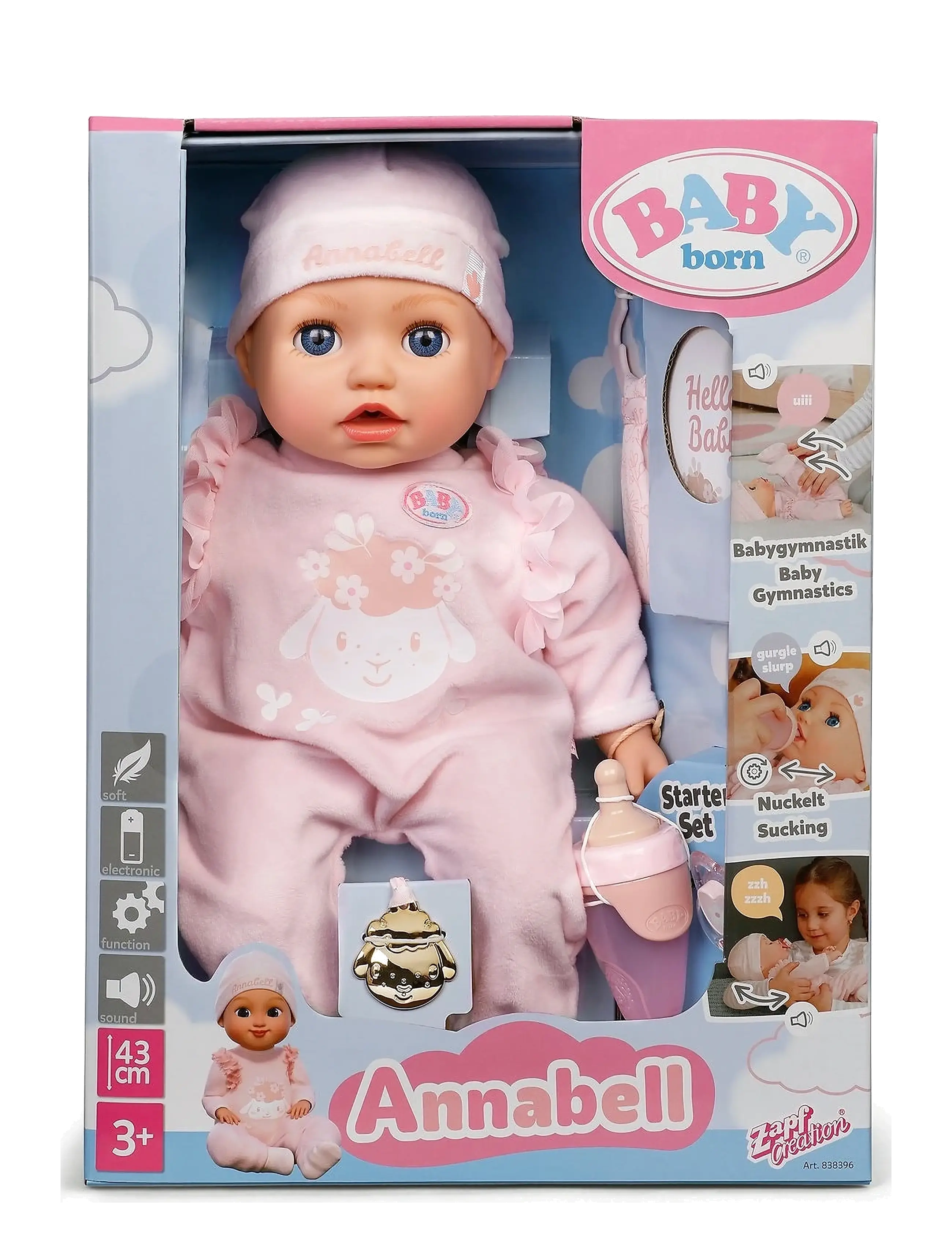 BABY born - BABY born Annabell 43cm - dockor - multicolor - 2
