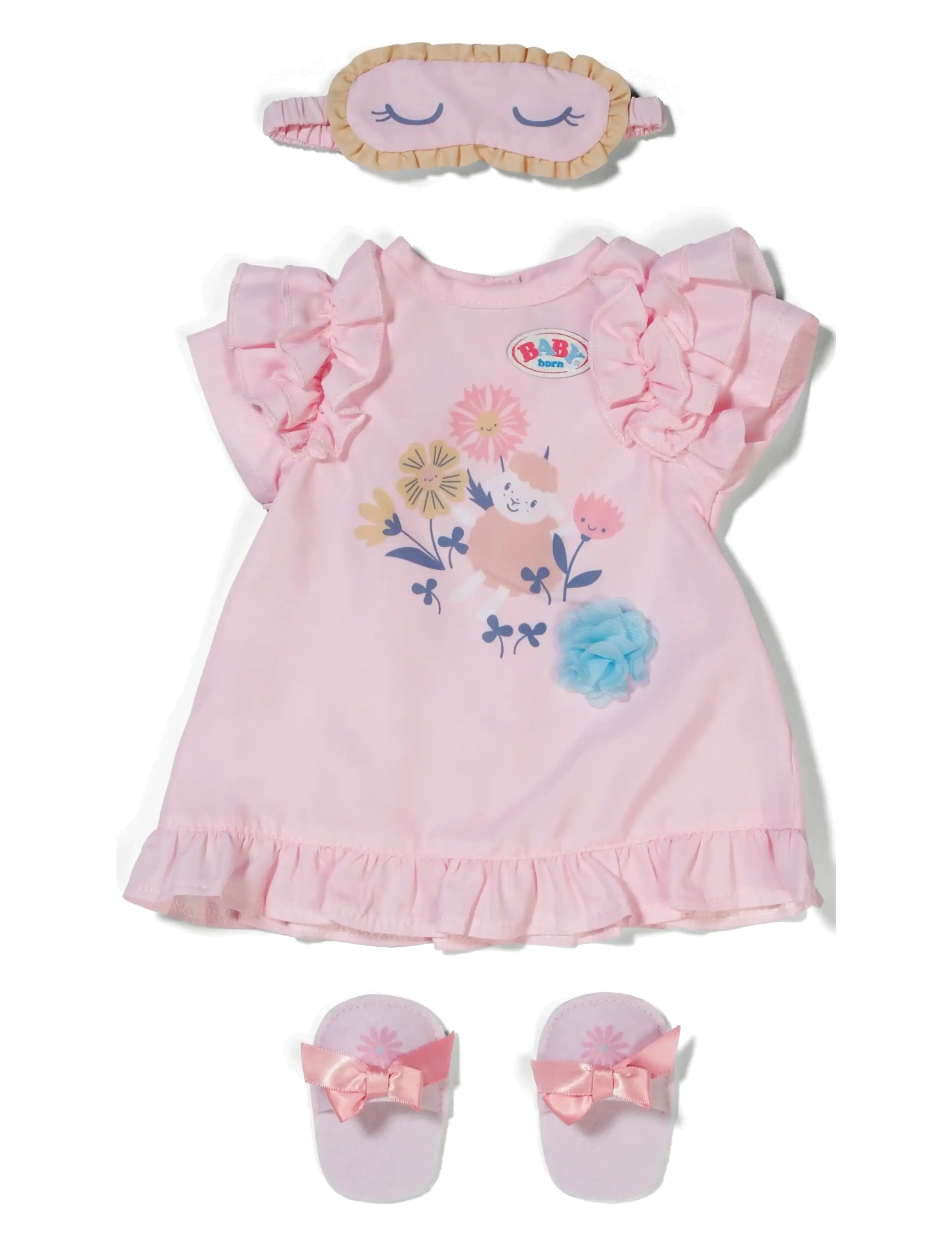 BABY born Night Gown 43Cm, Børn, Doll Clothes, Pink, Str: 43 CM