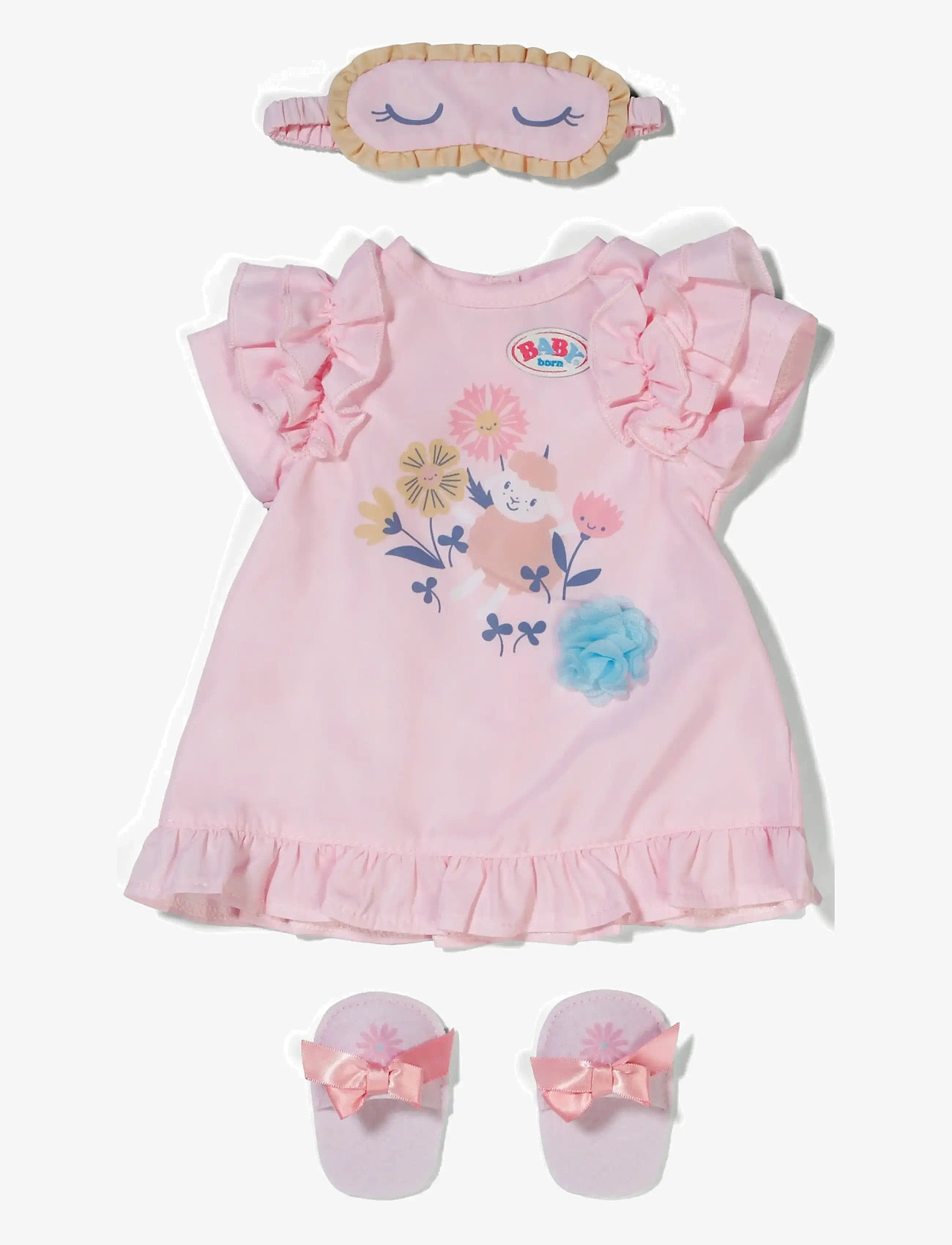 BABY born - BABY born Night Gown 43cm - dockkläder - multicolor - 0