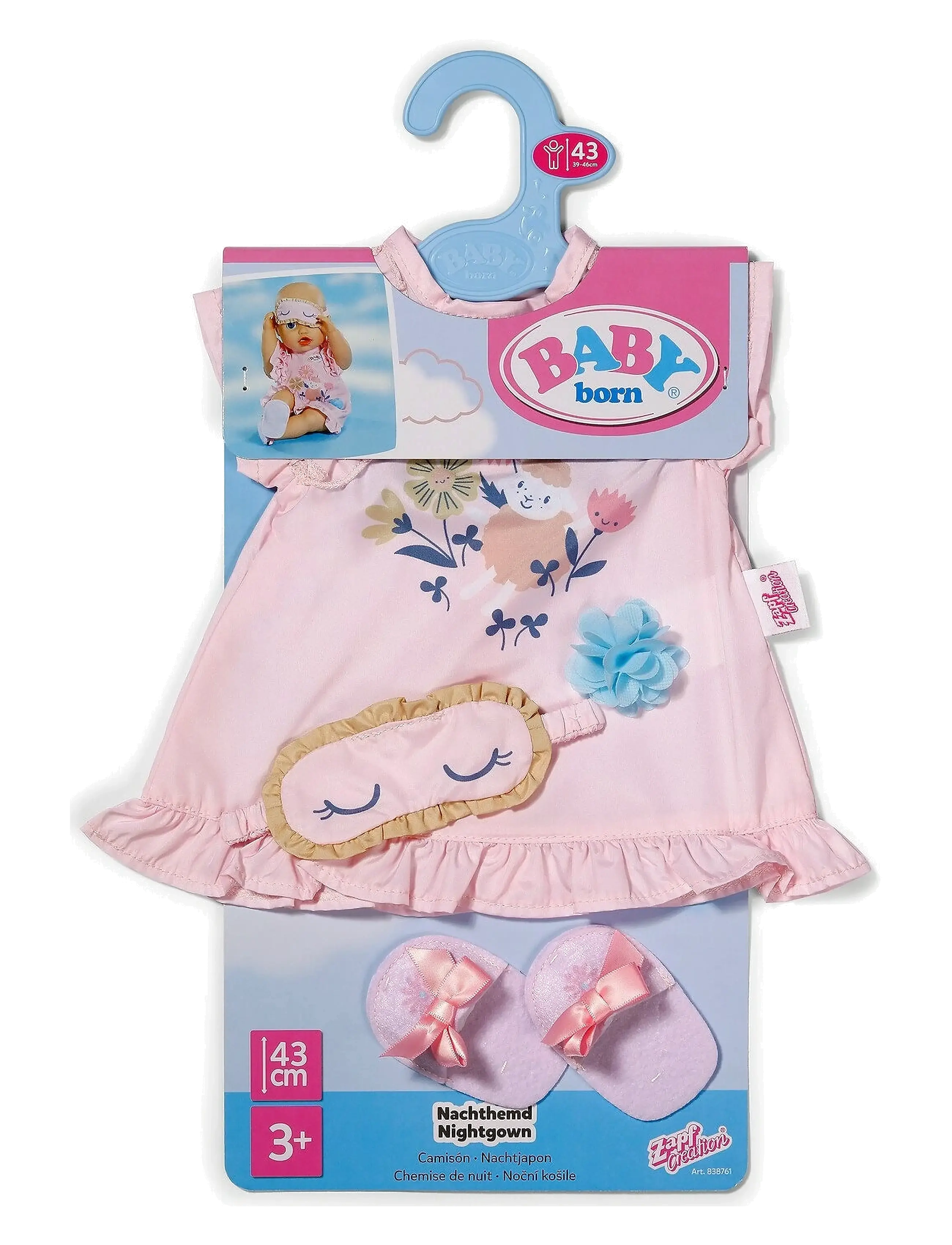 BABY born - BABY born Night Gown 43cm - dúkkuföt - multicolor - 2