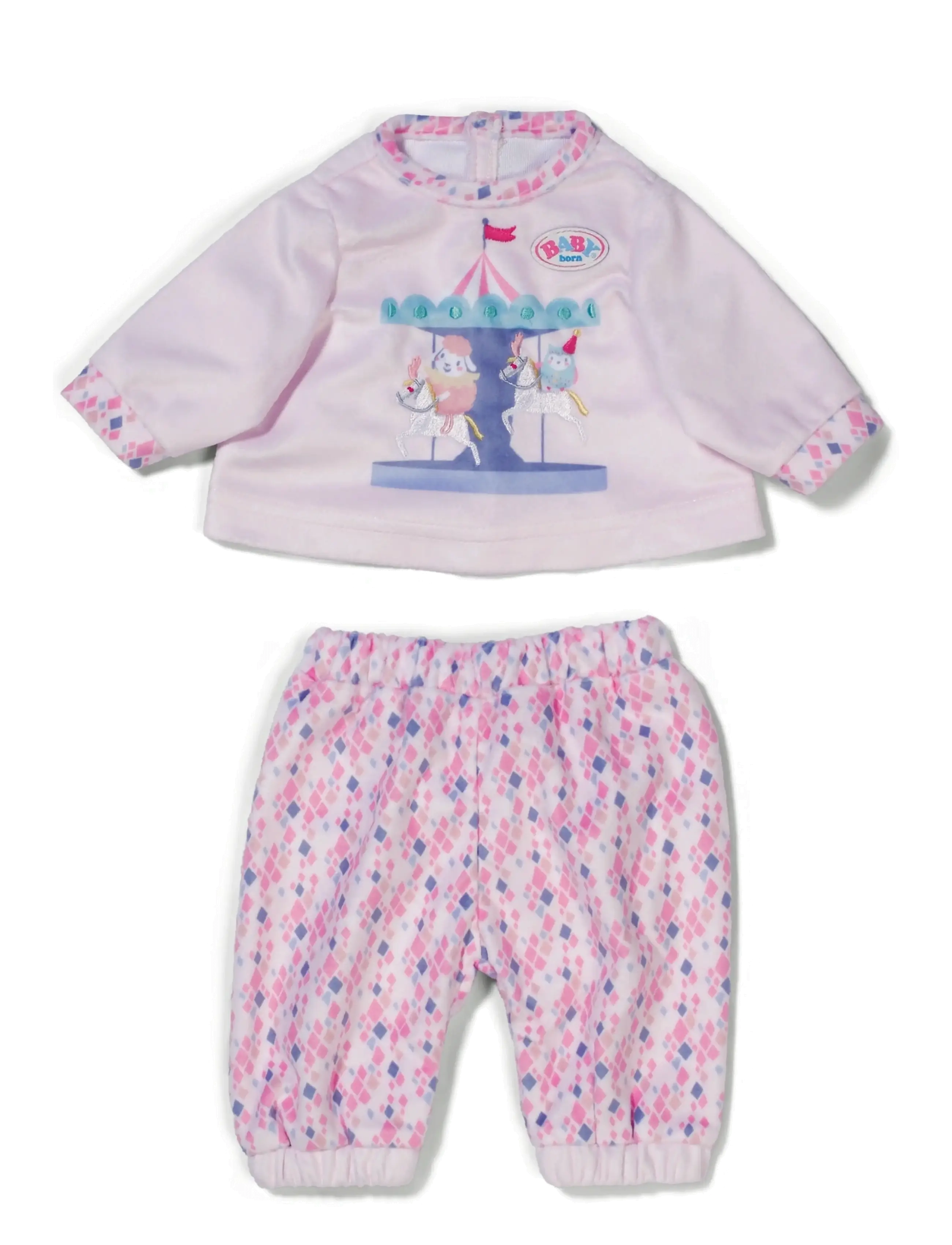 BABY born Pyjamas 43Cm, Børn, Doll Clothes, Pink, Str: 43 CM
