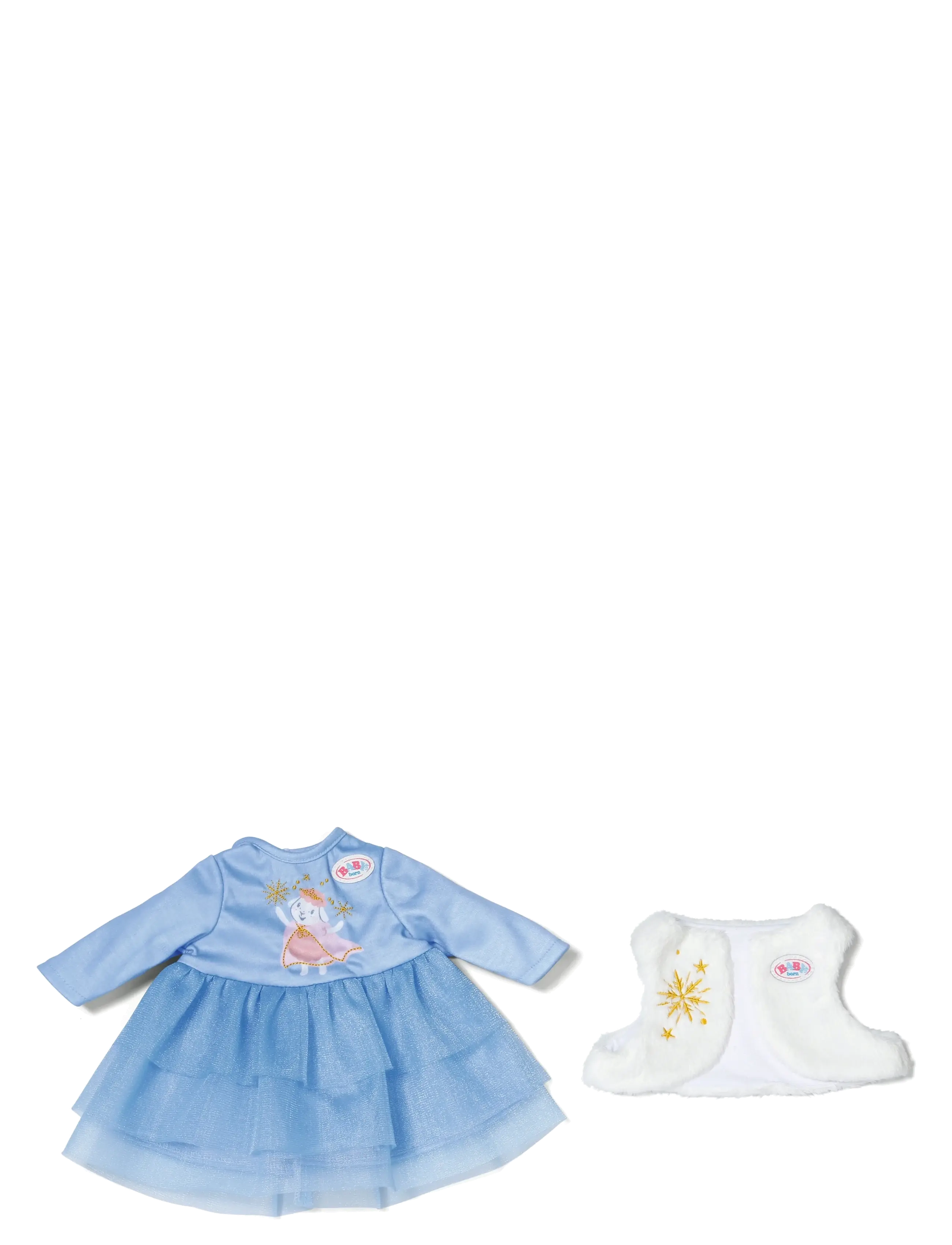 BABY born Winterdress 36Cm, Børn, Doll Clothes, Blå, Str: 36 CM