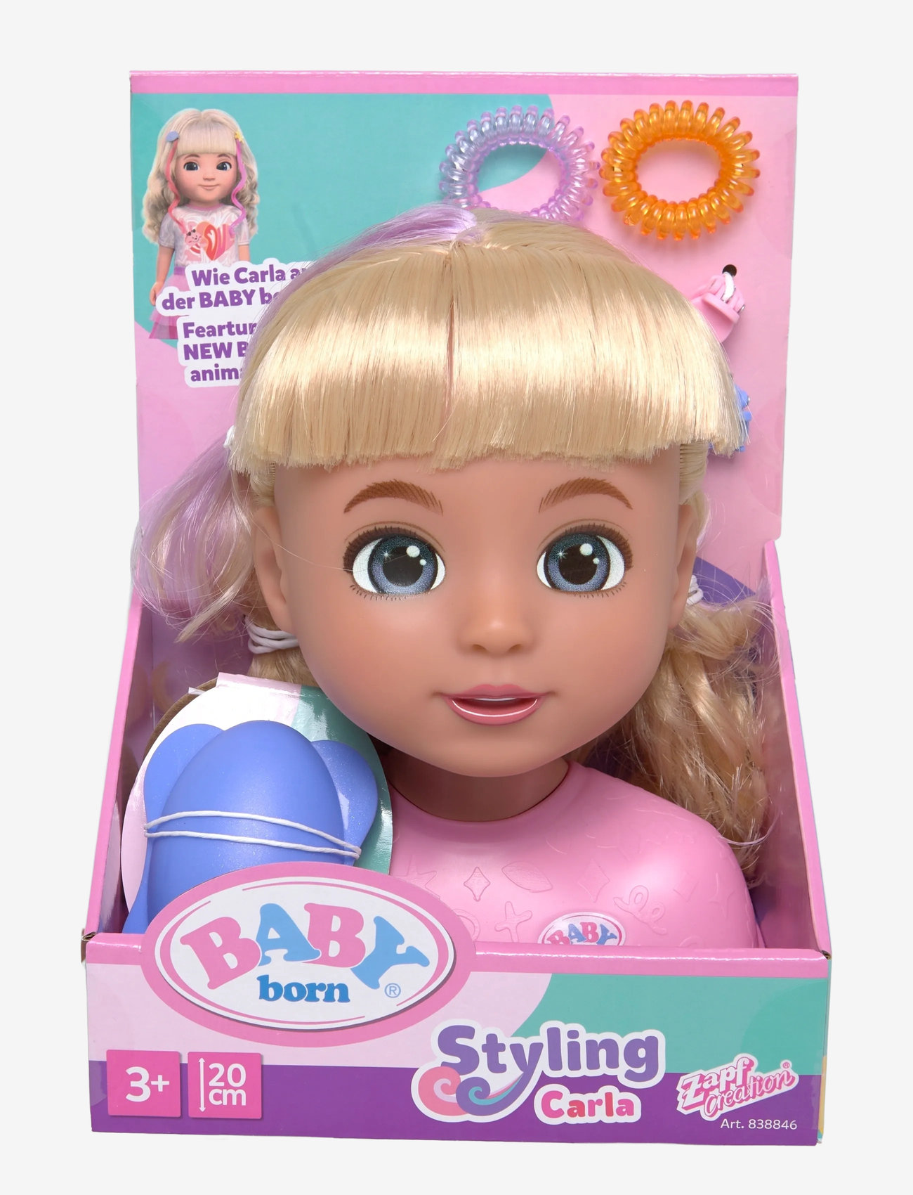 BABY born - BABY born Styling Head Carla - sminkdockor - multicolor - 0