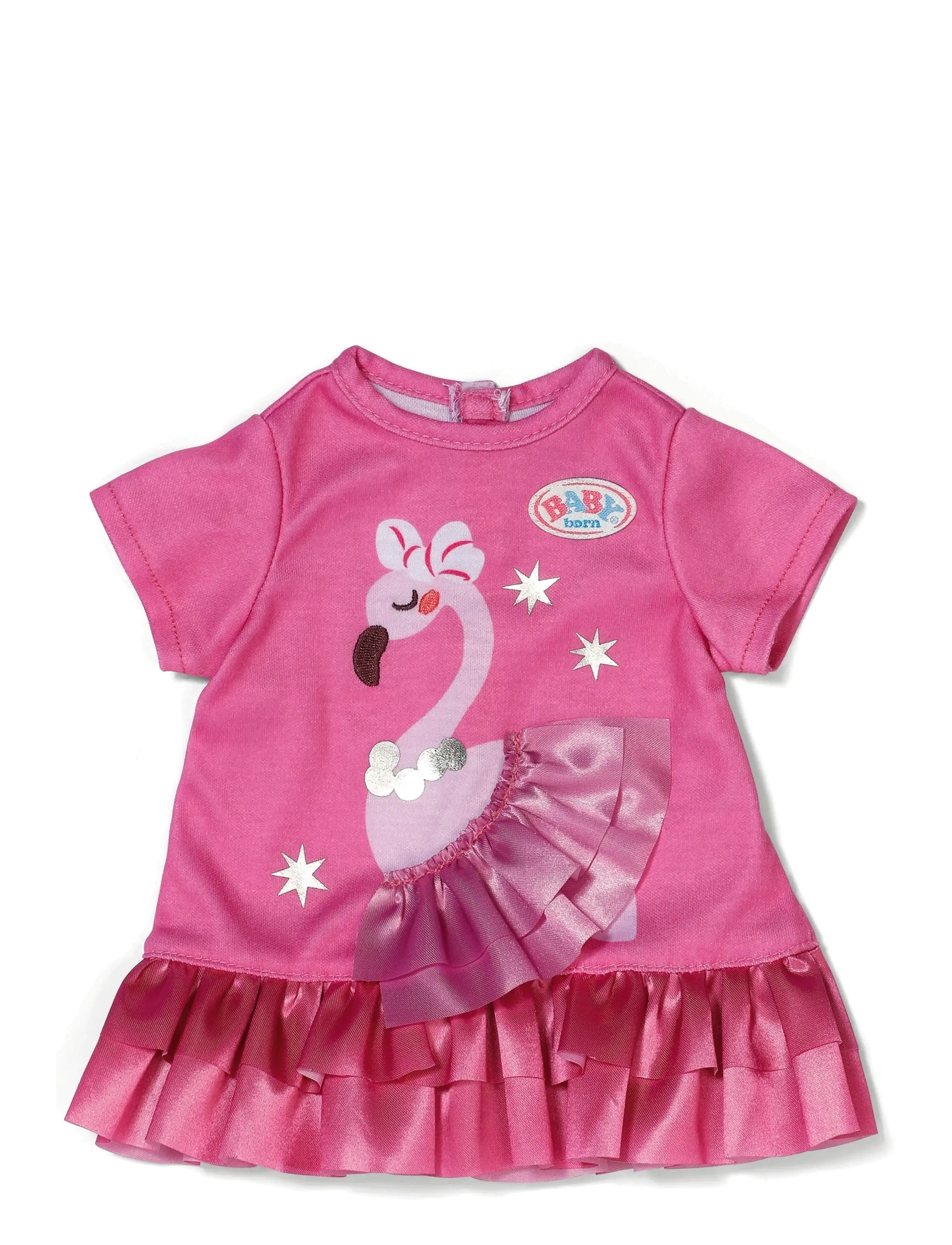 BABY born Dress Flamingo 43Cm, Børn, Doll Clothes, Pink, Str: 43 CM