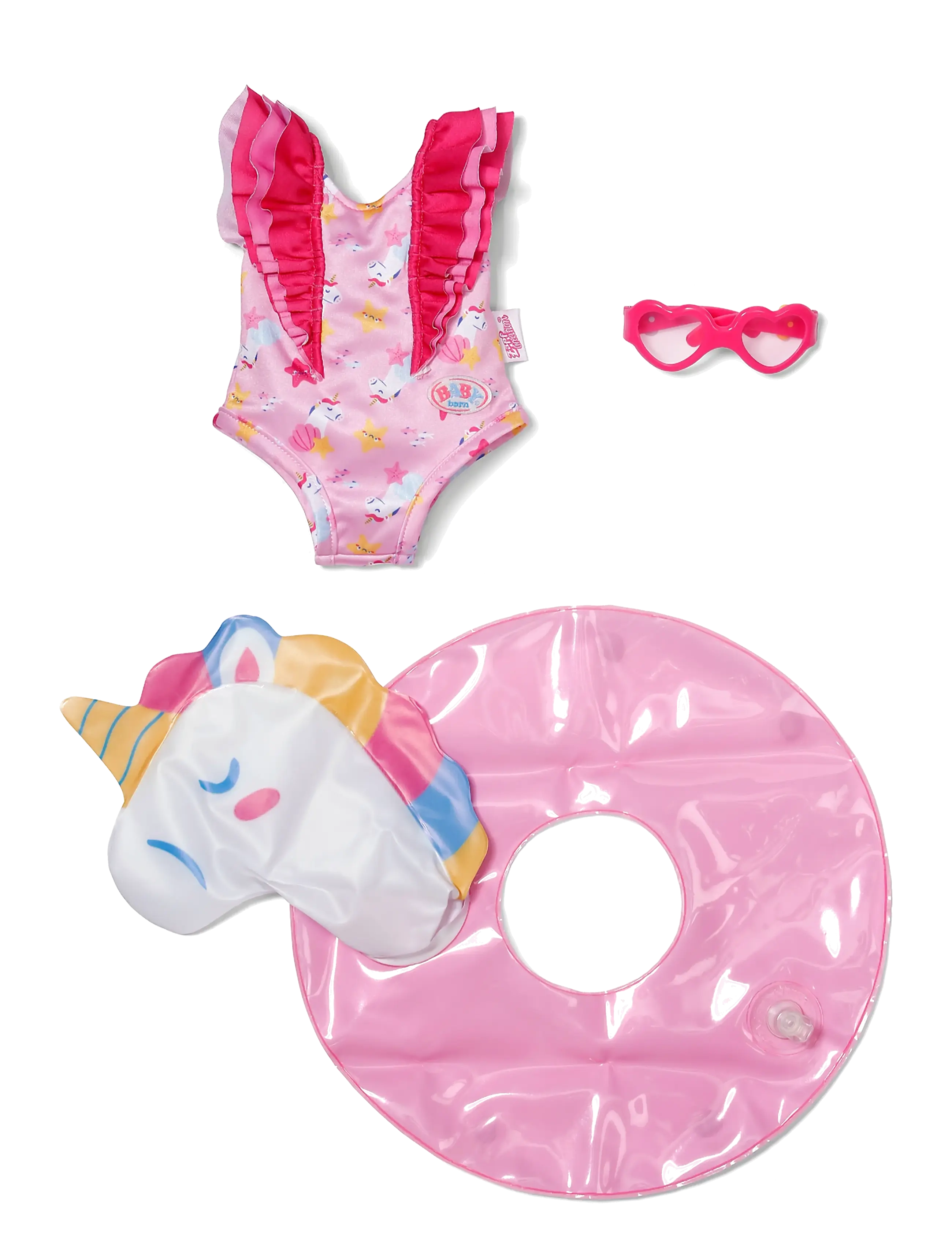 BABY born BABY born Swim Set Unicorn 43cm - Dukker & Tilbehør - MULTICOLOR / pink/rose