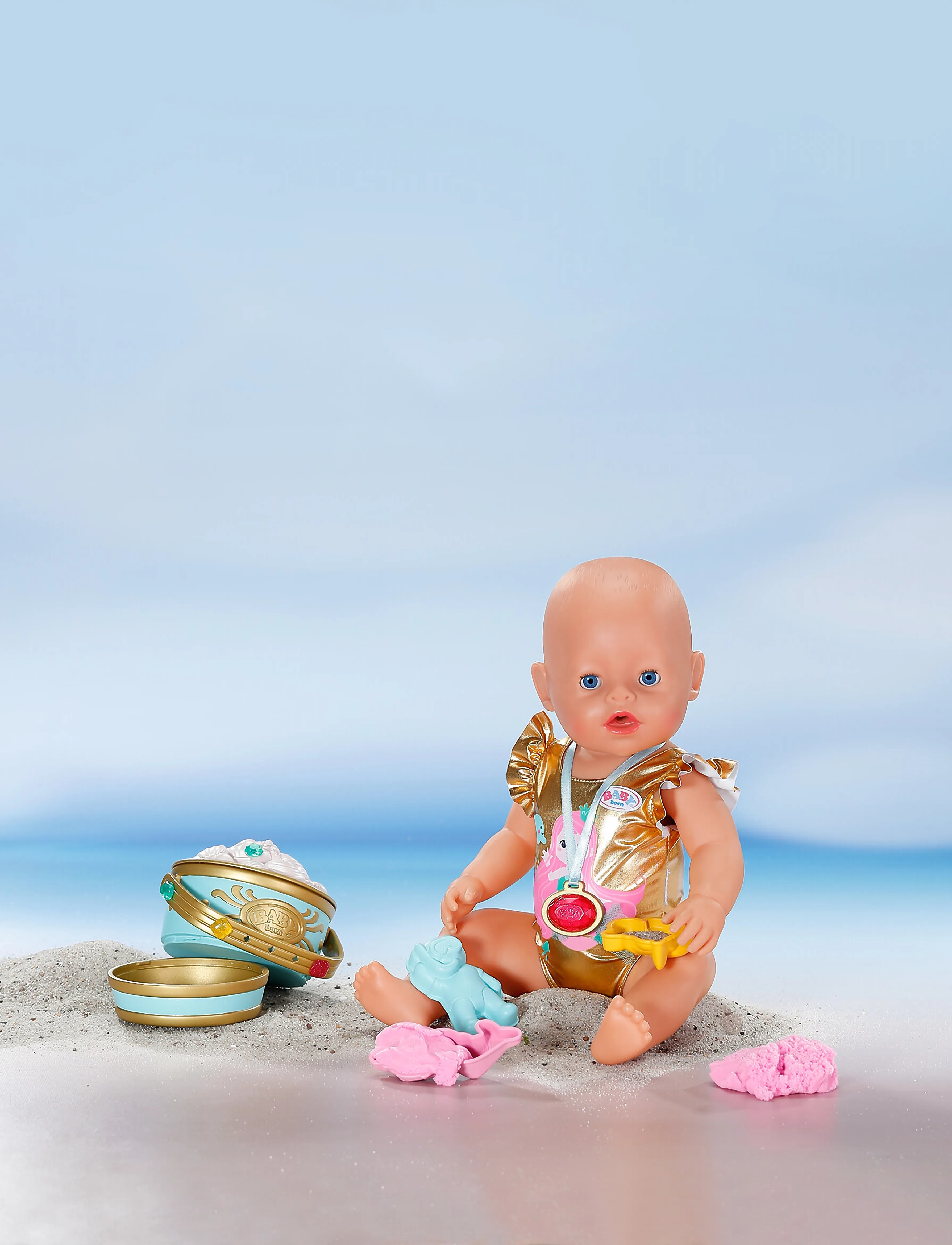 BABY born Beach Surprise, Børn, Doll Clothes, Multi/mønstret, Str: ONE SIZE