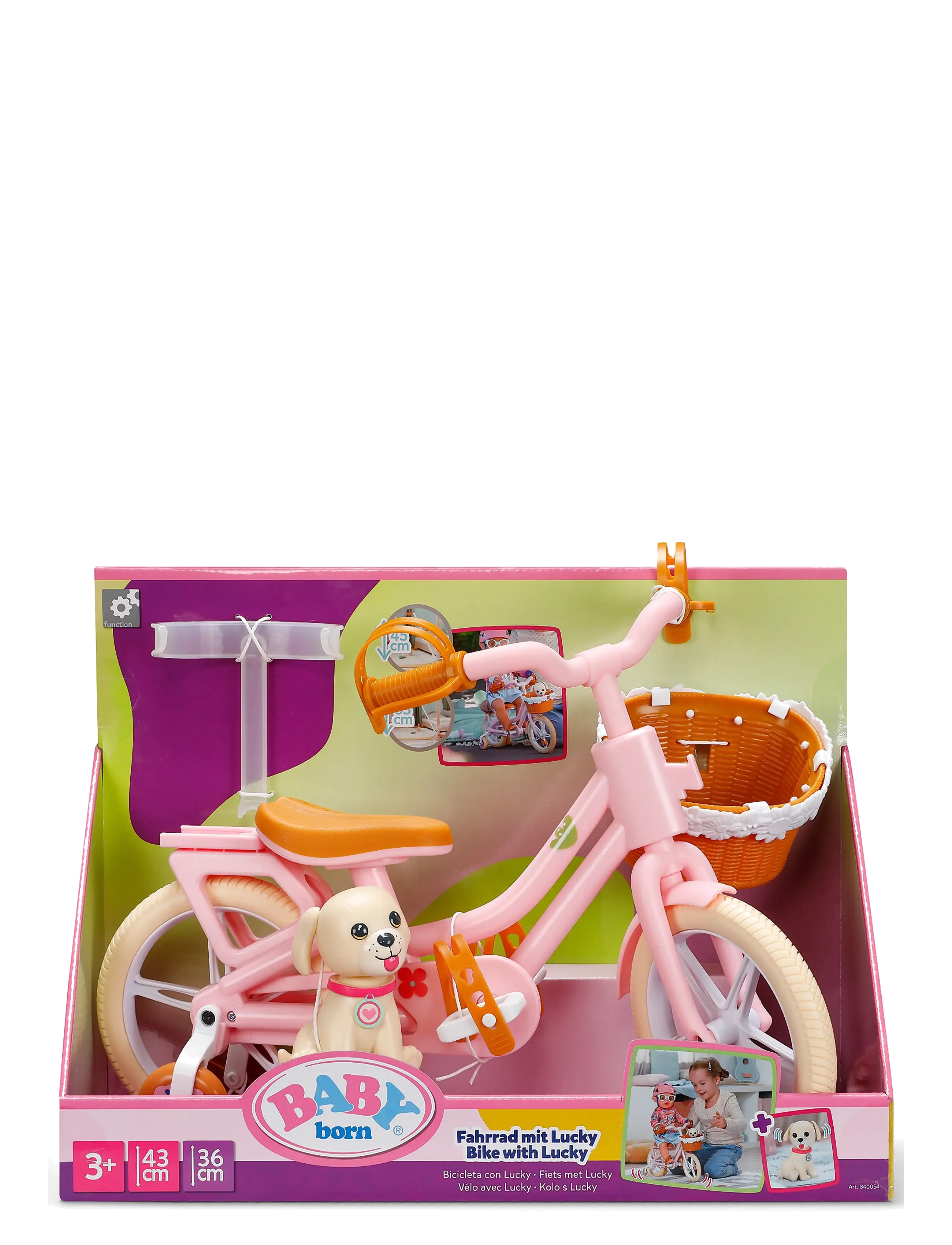 BABY born - BABY born Bike with Lucky - dukketilbehør - multicolor - 5
