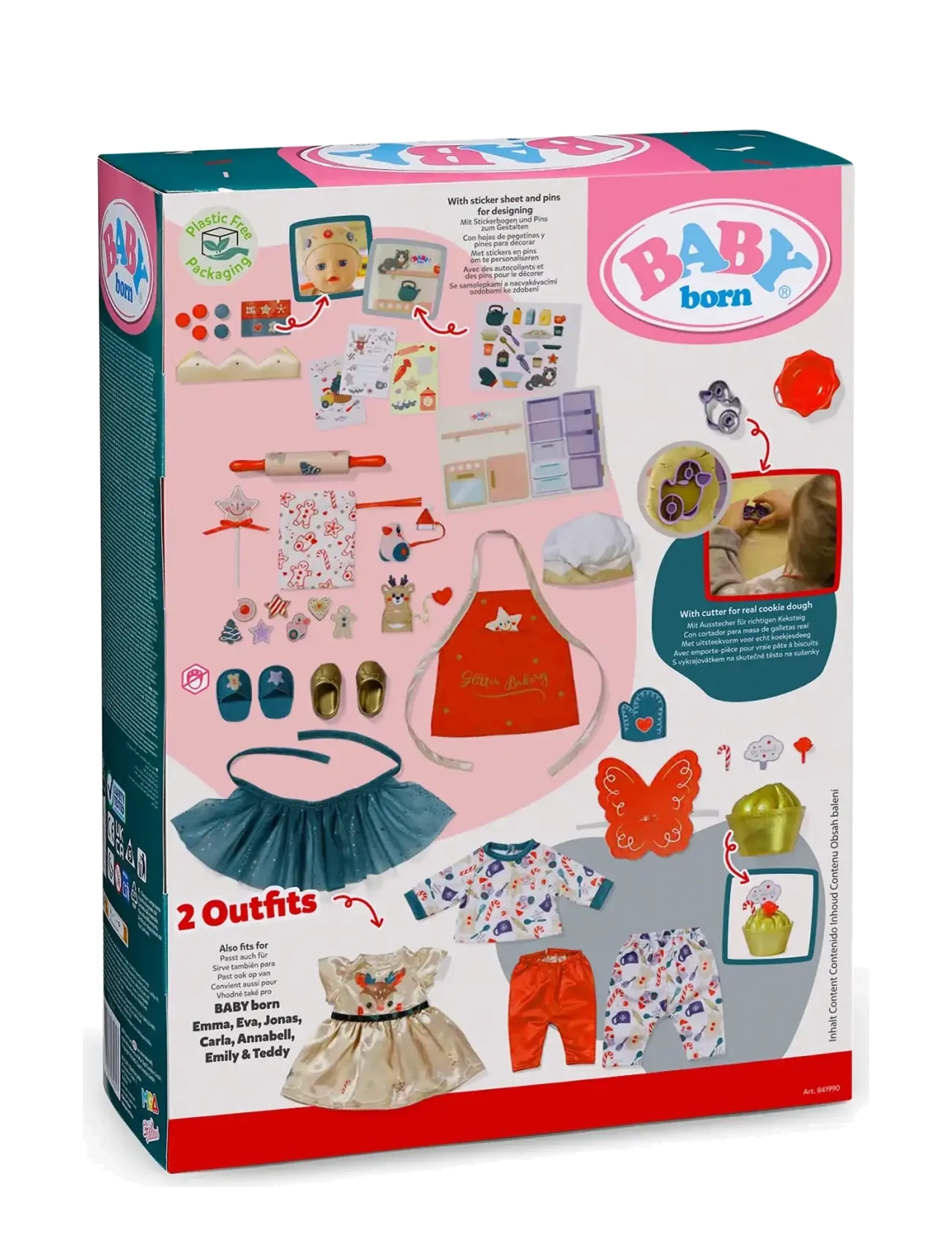 BABY born - BABY born Advent Calendar 43cm - nuken vaatteet - multicolor - 3