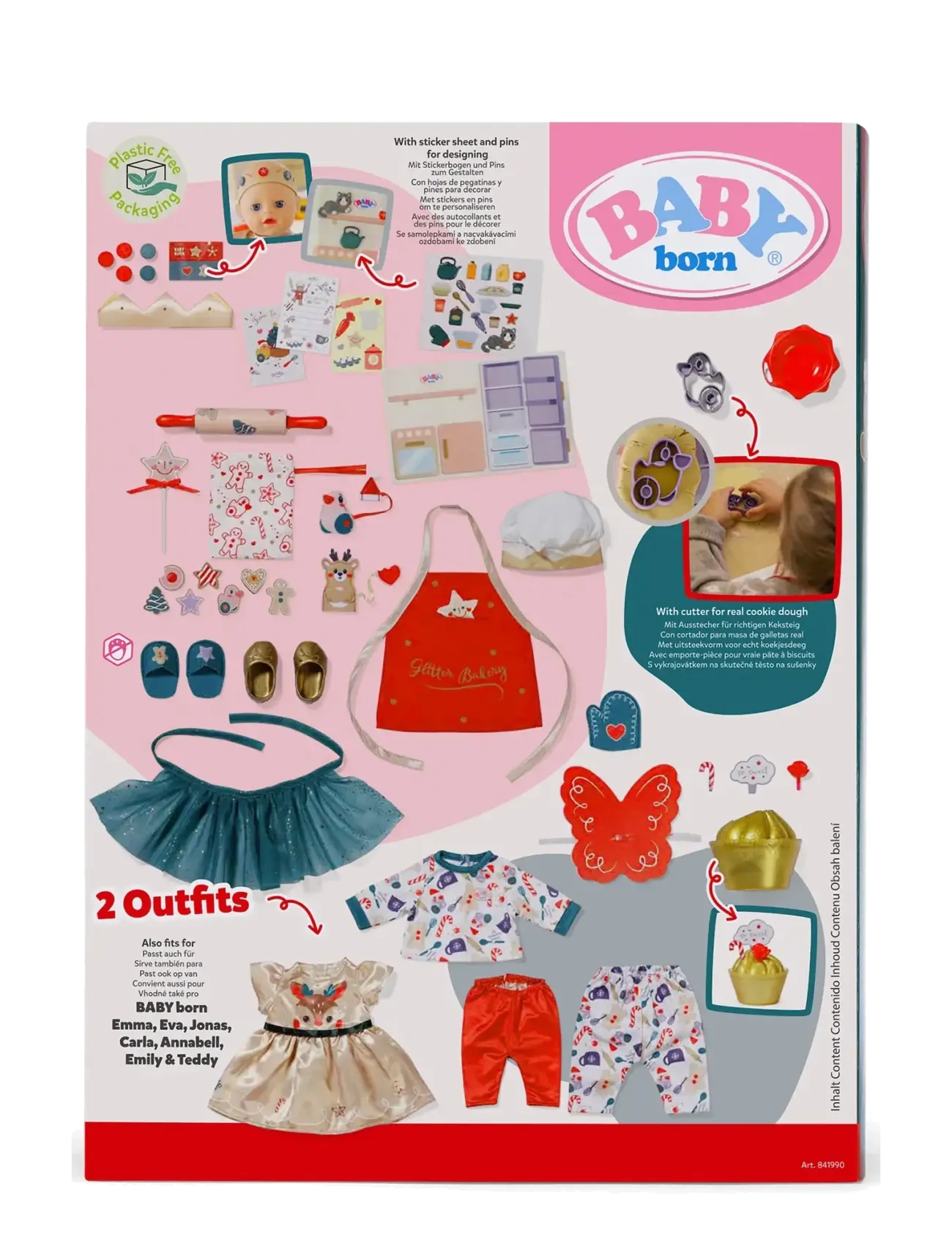 BABY born - BABY born Advent Calendar 43cm - nuken vaatteet - multicolor - 4